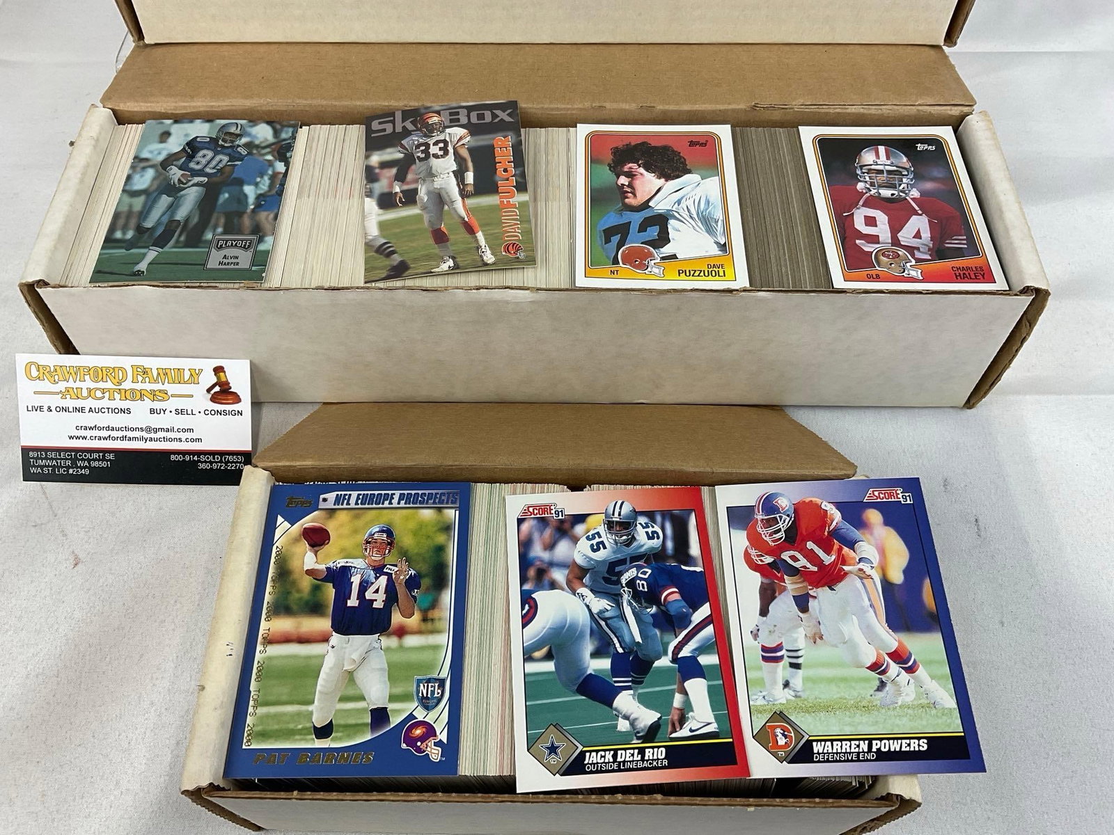Vintage 3500+ Sports Cards, Football, Soccer, & Baseball, Skybox, Topps, Score 91, NFL Pro & more - 2