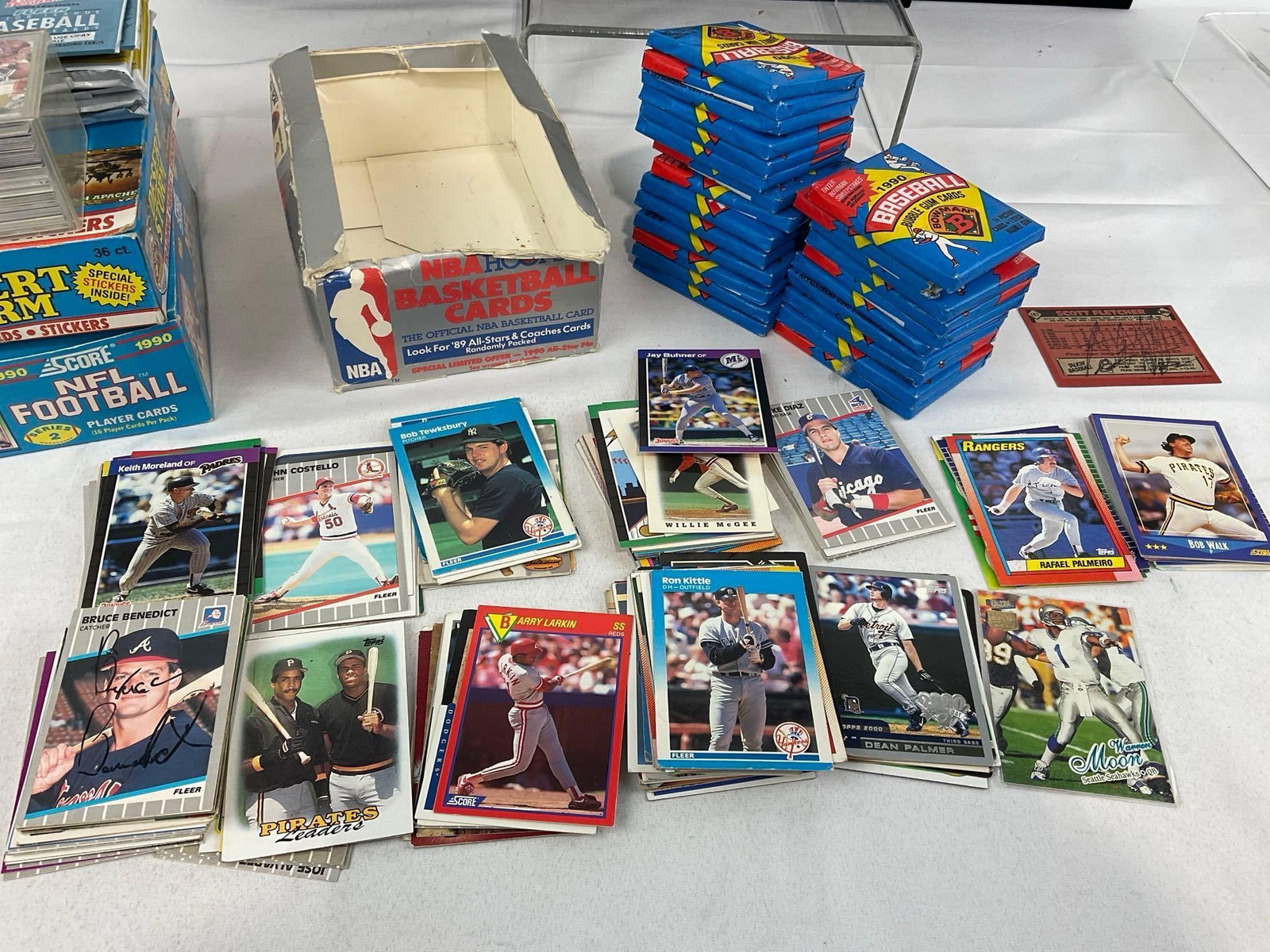 Several Unopened Card Packs w/boxes, Desert Storm, SCORE NFL FOOTBALL, Bowman 1990 Baseball & more - 9
