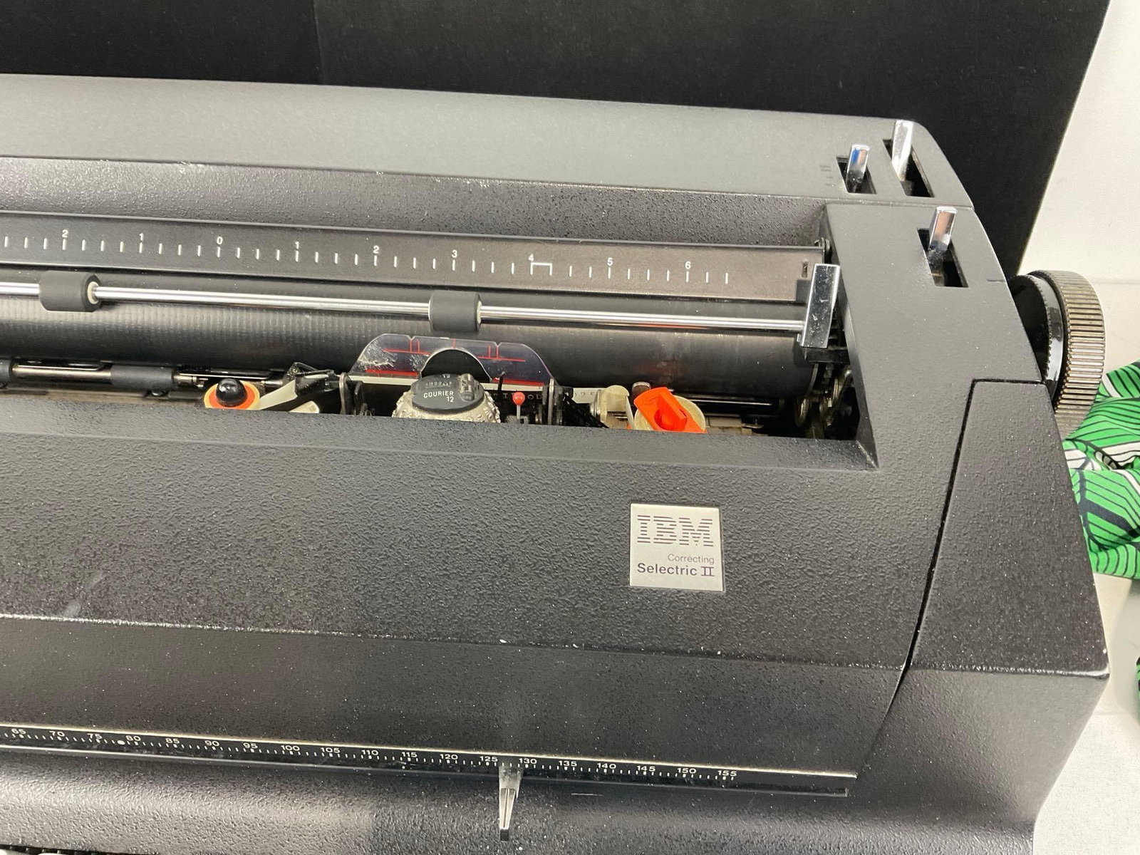 IBM Selectric 2 Typewriter, Cast Metal, untested, black finish - 2