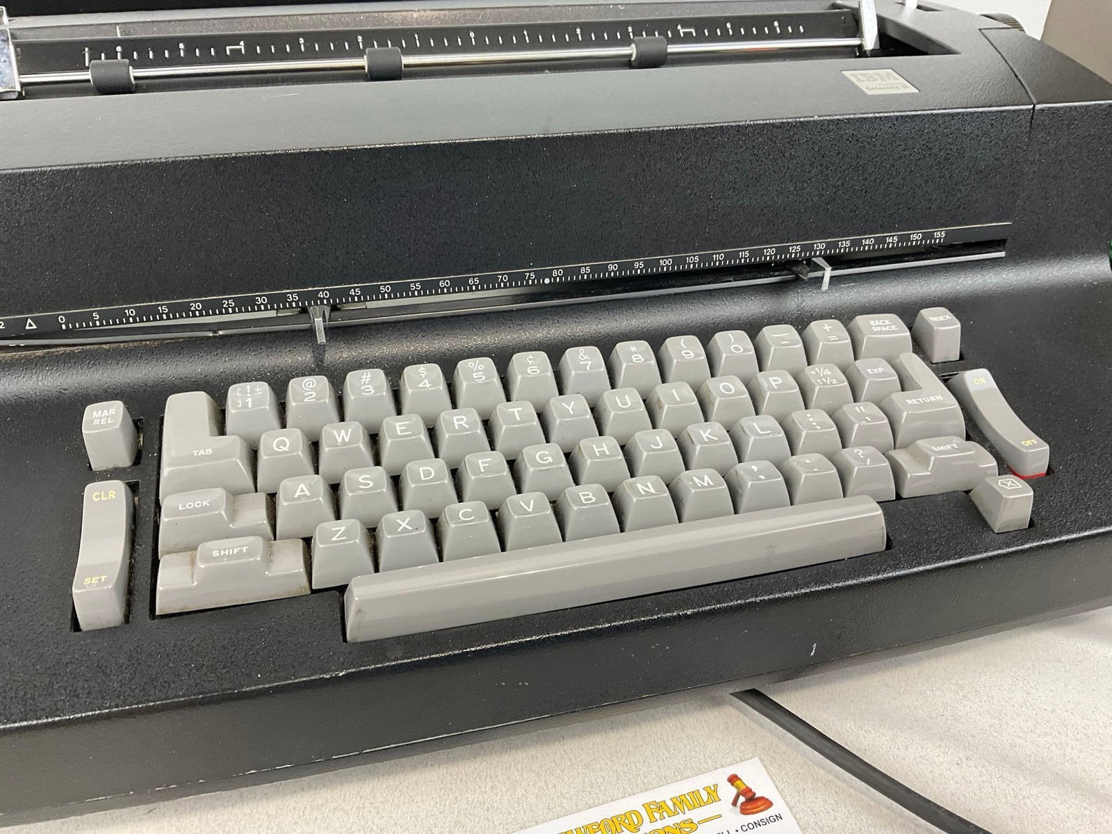IBM Selectric 2 Typewriter, Cast Metal, untested, black finish - 3