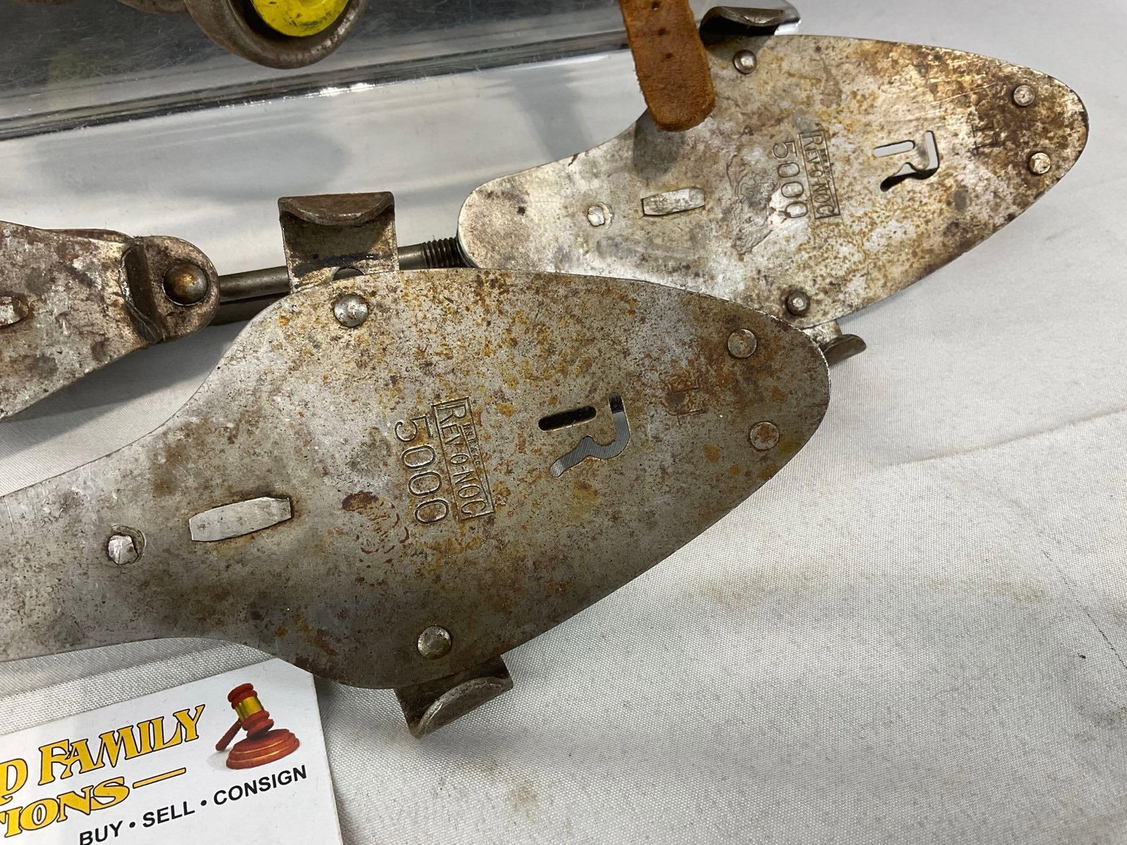 Pair of Union Hardware Co Roller Skates, & Rev-O-Noc 5000 Ice Skates - 2
