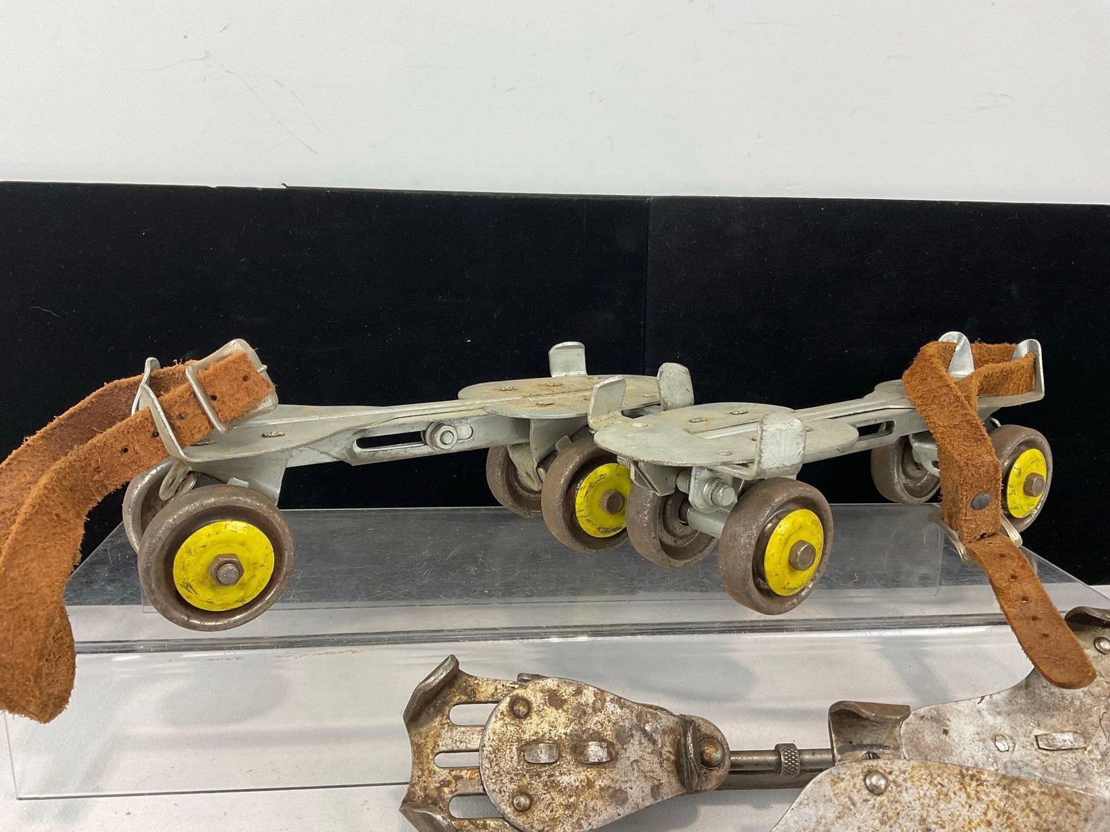 Pair of Union Hardware Co Roller Skates, & Rev-O-Noc 5000 Ice Skates - 4