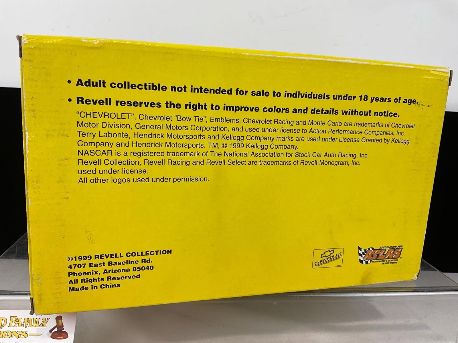 Kelloggs Corn Flakes Racing Terry Labonte #5, 1:24 Scale Diecast Nascar Car w/box 6h x 12w x 8d i... - 6
