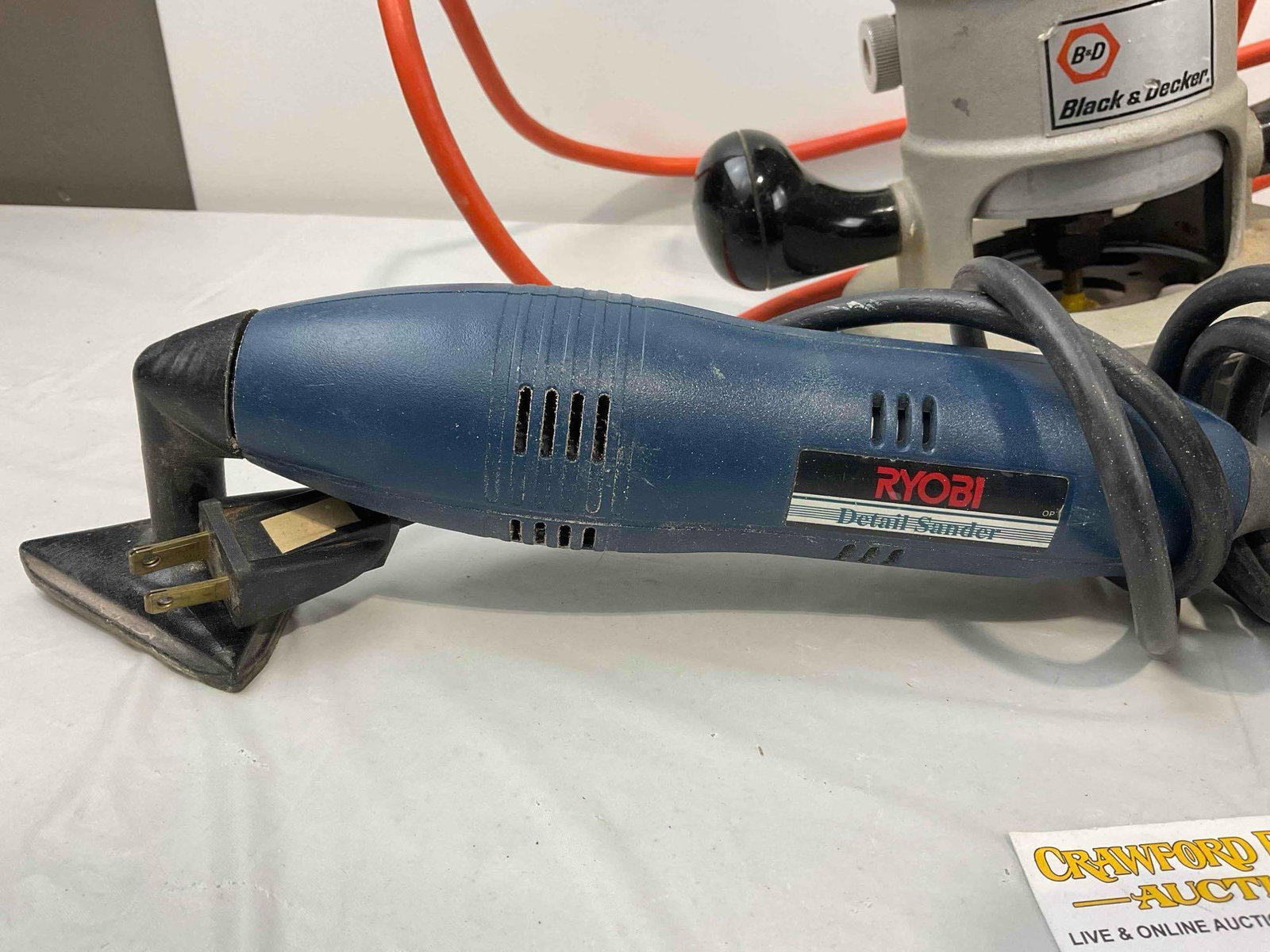 3 pcs Power Tool Collection, incl. Black & Decker, Shall & Ryobi. Tested, Work. Good Condition. - 3