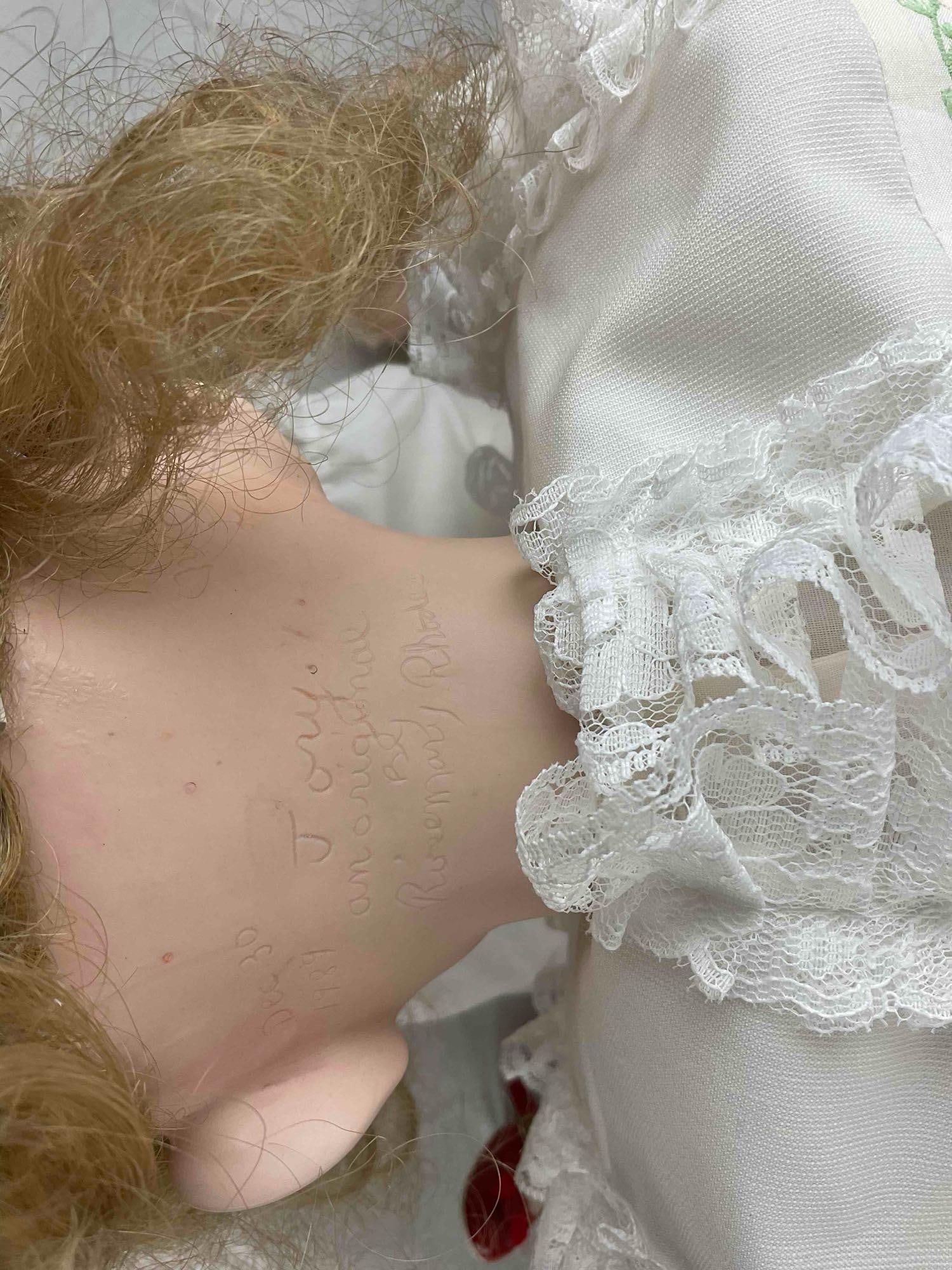 12 pcs Vintage Porcelain & Cloth Dolls, incl. "Jory" An Original By Rosemary Rhodes. See pics. - 10