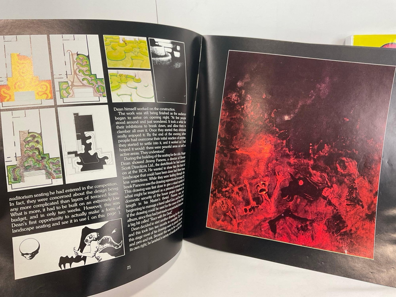 Pair of Art books, Views by Roger Dean & The Book of Genesis Illustrated by R. Crumb - 4
