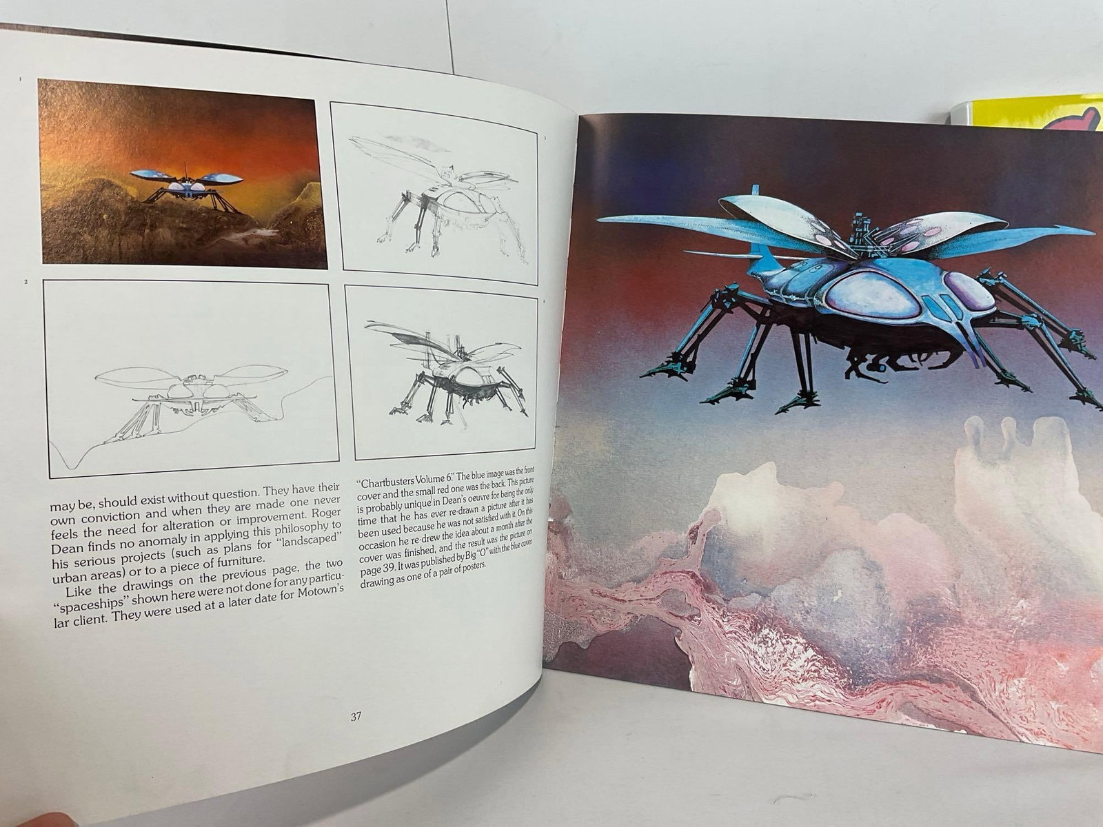 Pair of Art books, Views by Roger Dean & The Book of Genesis Illustrated by R. Crumb - 5
