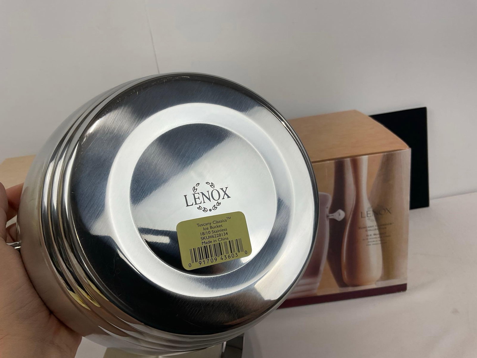 Lenox Tuscany Classics Collection Pitcher & Ice Bucket 18/10 Stainless Steel Double Wall in box - 6