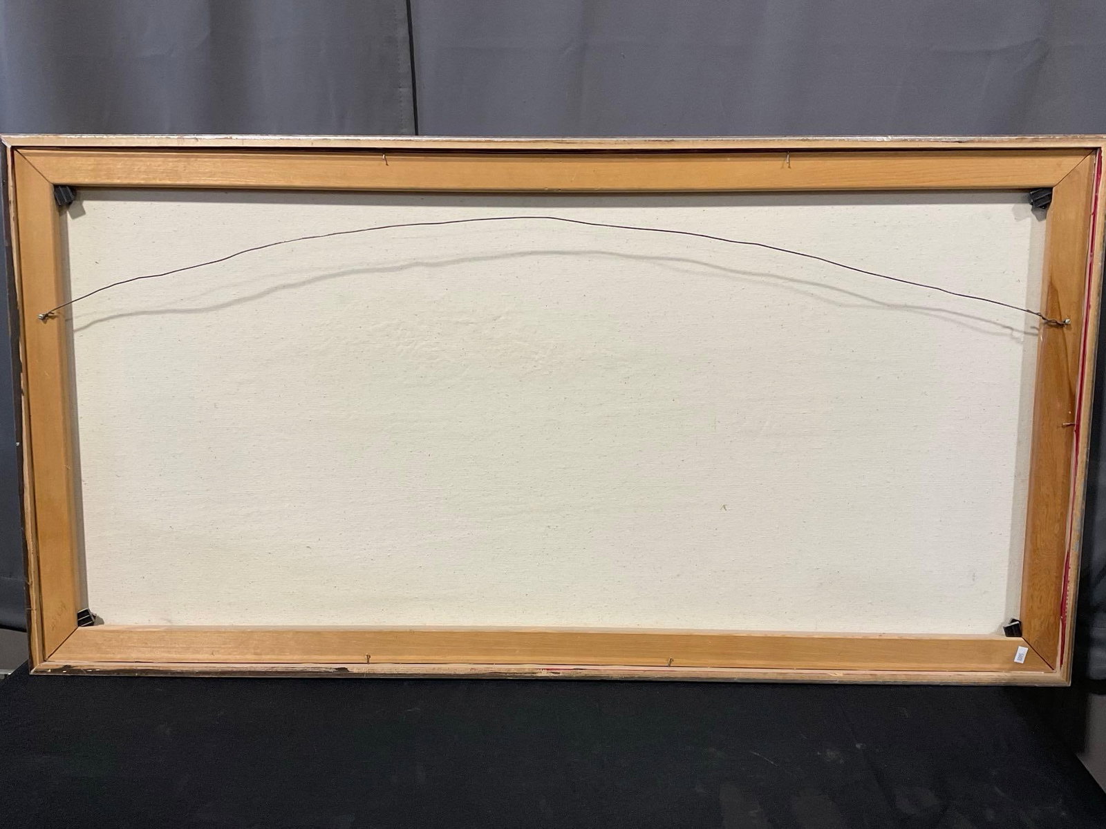 Framed Large Oil on Canvas, Beach Scene by James Eichelberger, 26h x 50w x 3d inches - 5