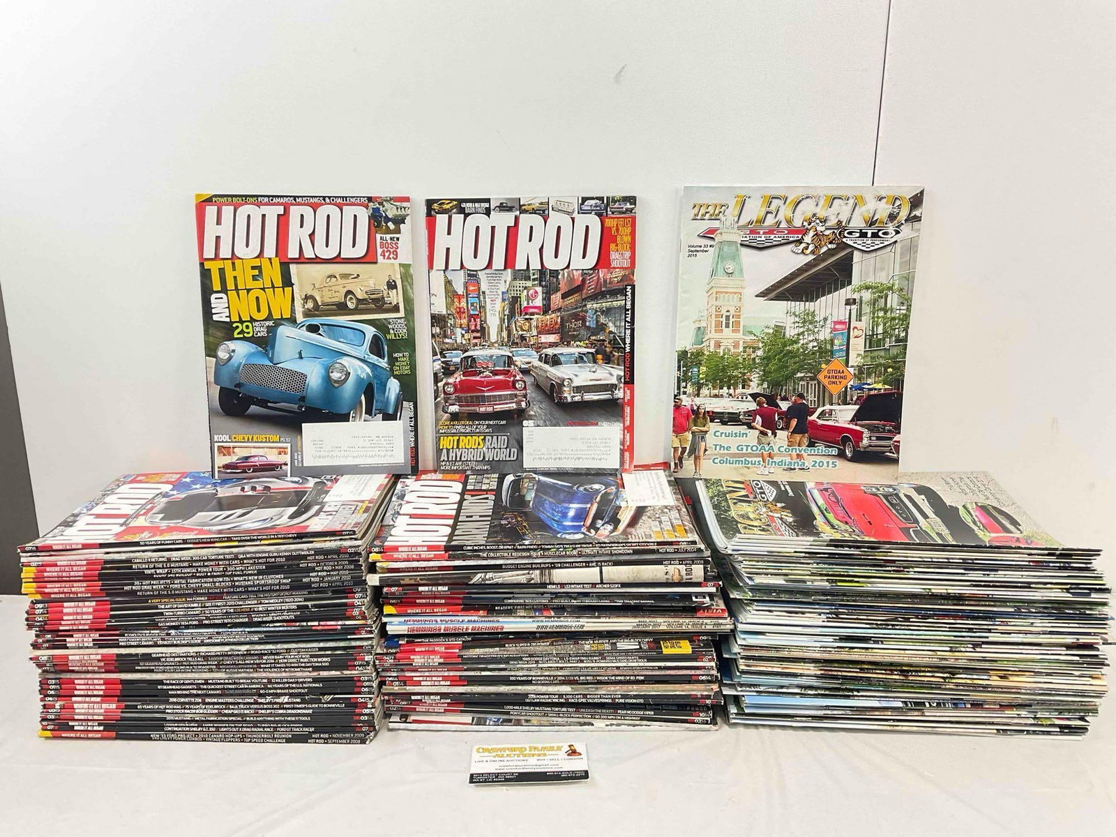 100+ Car Magazine Issues, incl. Hot Rod, Hemmings Muscle Machines & The Legend GTOAA.: 100+ Car Magazine Issues, incl. Hot Rod, Hemmings Muscle Machines & The Legend GTOAA. Hot Rod dates back to issues from 2004, ranges up to 2020. Fits in box measuring 12" x 19" x 12" DM-4970