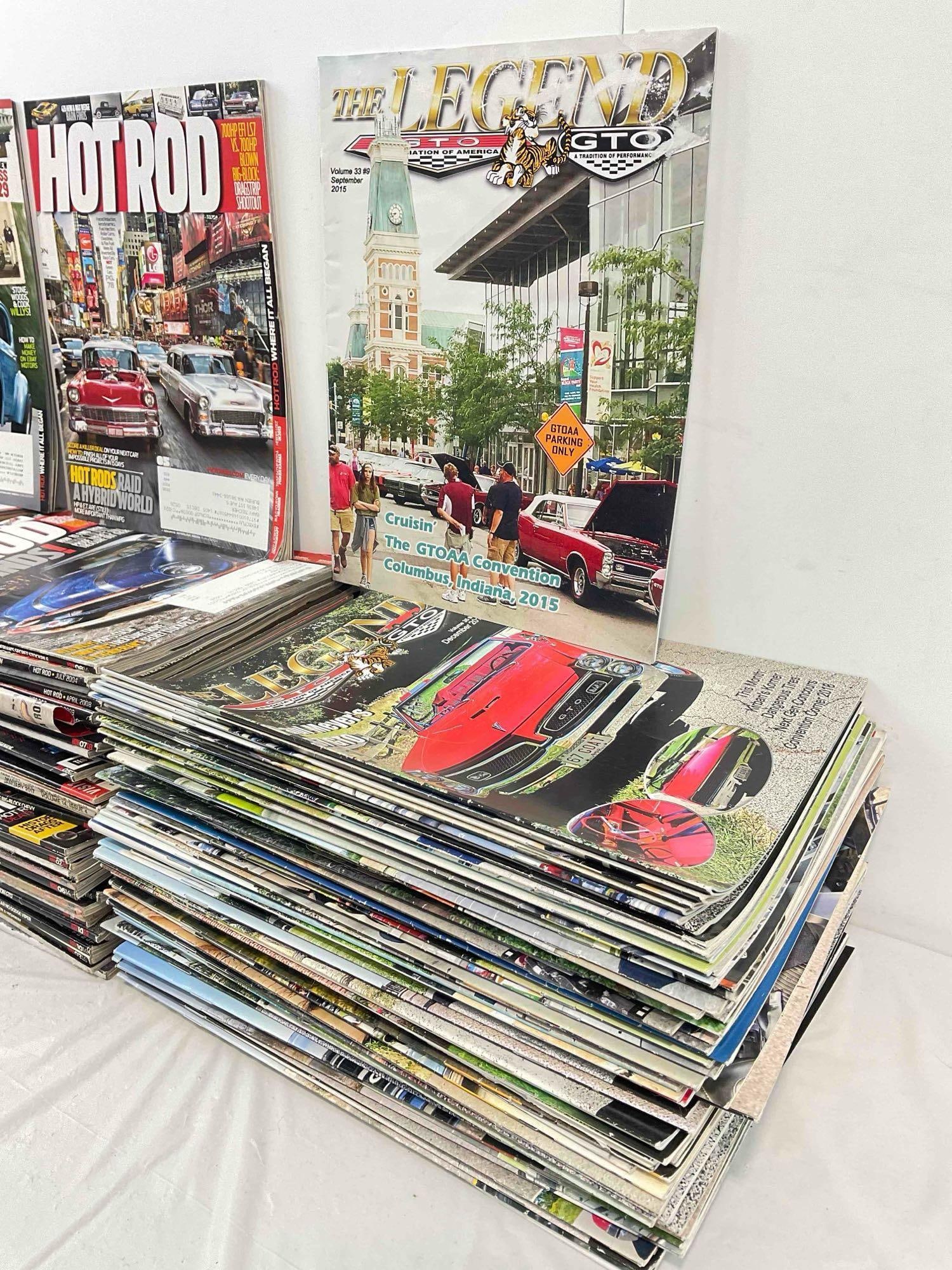 100+ Car Magazine Issues, incl. Hot Rod, Hemmings Muscle Machines & The Legend GTOAA. - 2