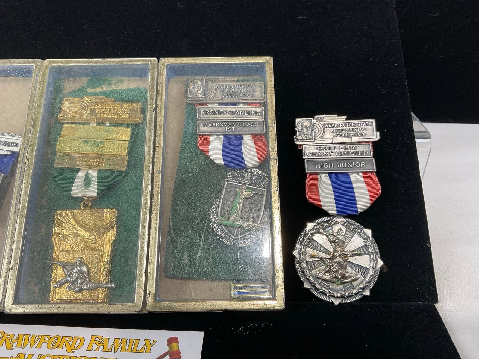 5 1970s Washington State Marksman Awards, Centralia Club, Coach, WSRPA - 3