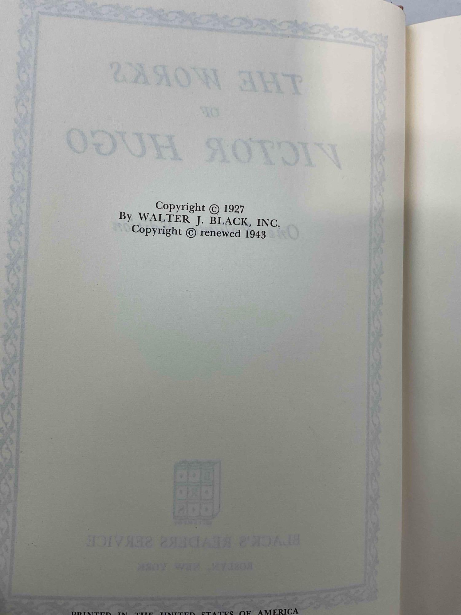 6 pcs Vintage Hardcover Books, incl. Works by Victor Hugo, Edgar Allen Poe & More! See pics. - 5