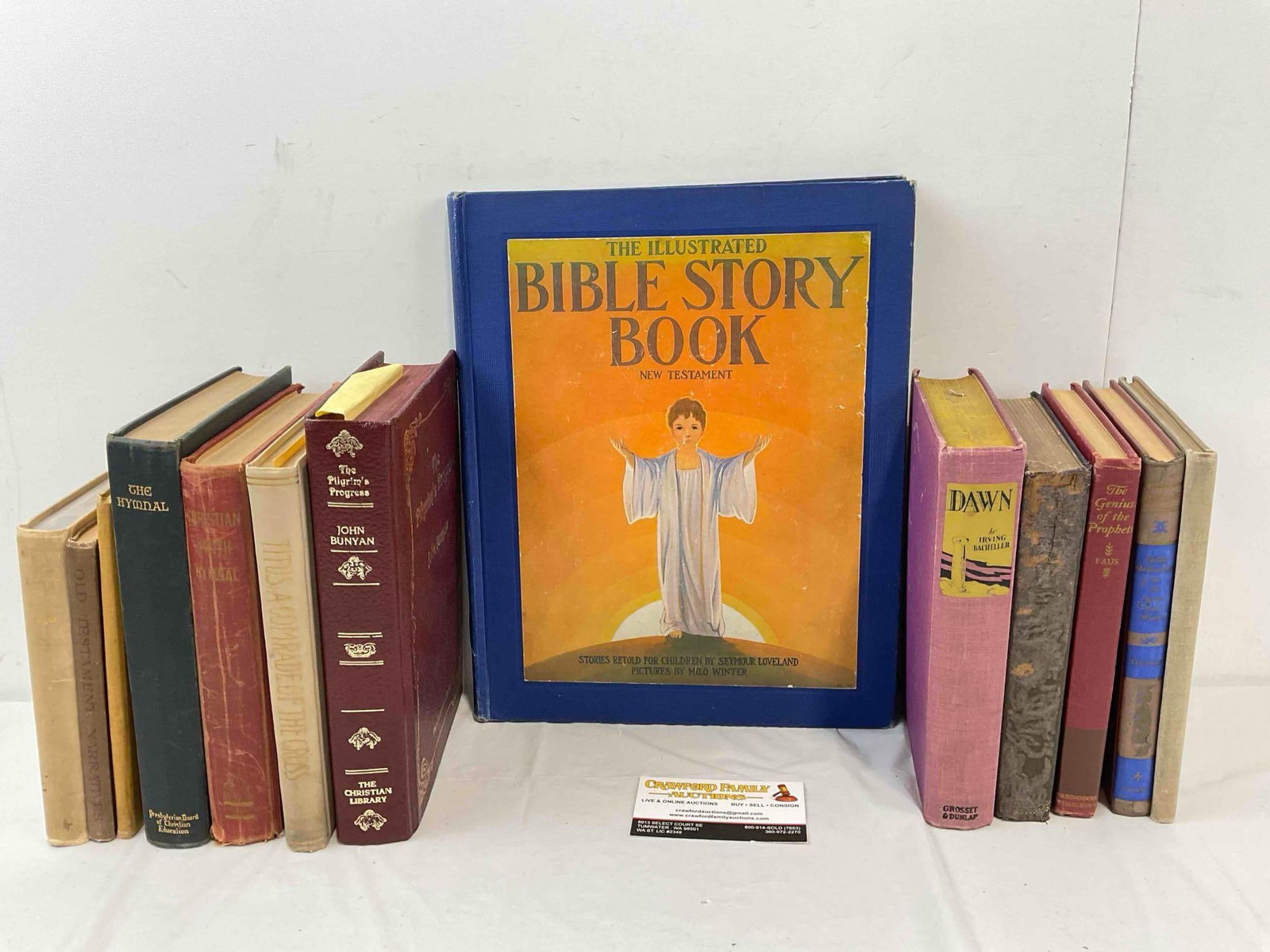 13 pc Vintage Hardcover Religious Books, incl. "The Illustrated Bible Story Book" & More! See pics. (1 of 9)