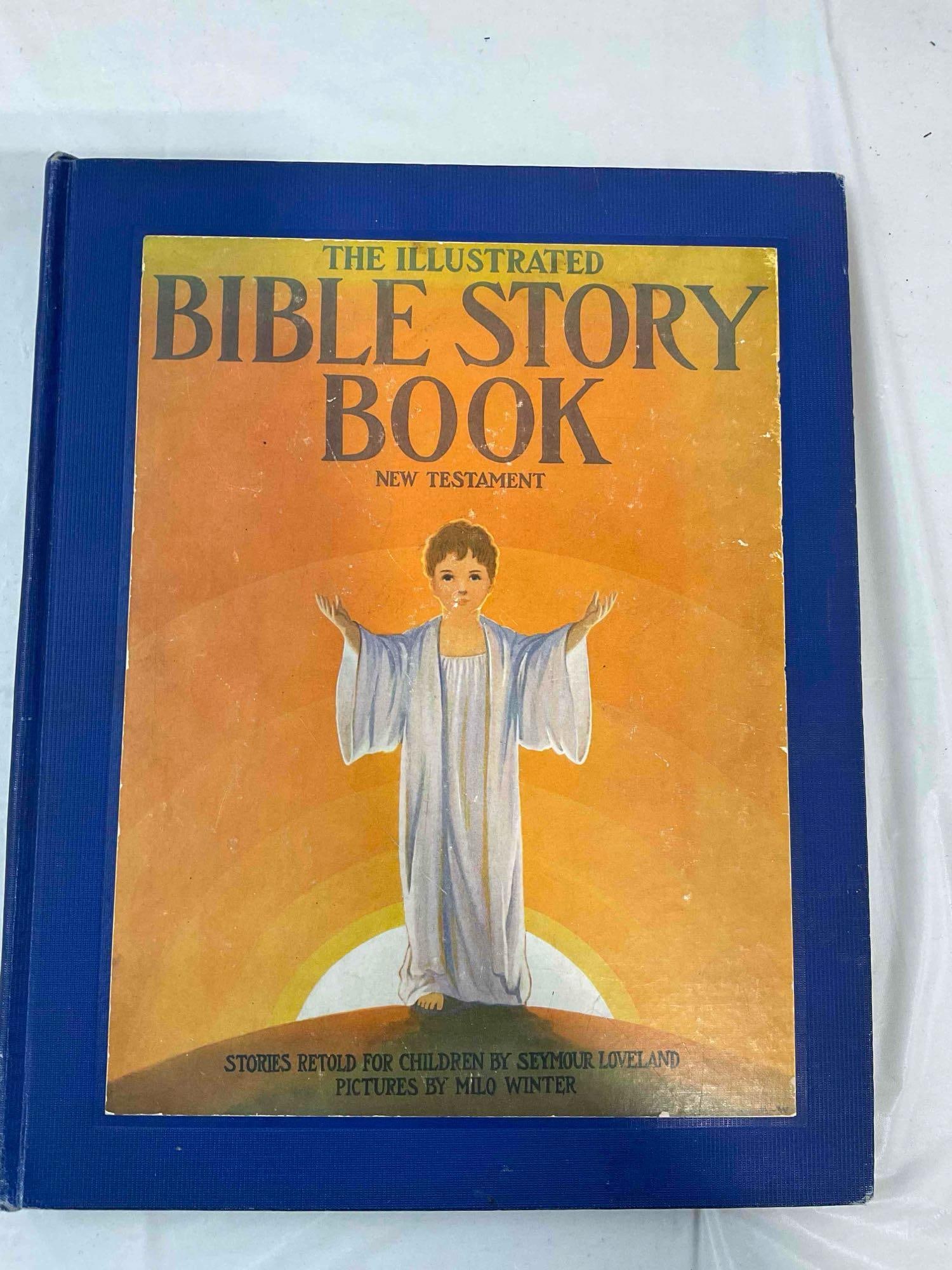 13 pc Vintage Hardcover Religious Books, incl. "The Illustrated Bible Story Book" & More! See pics. - 4