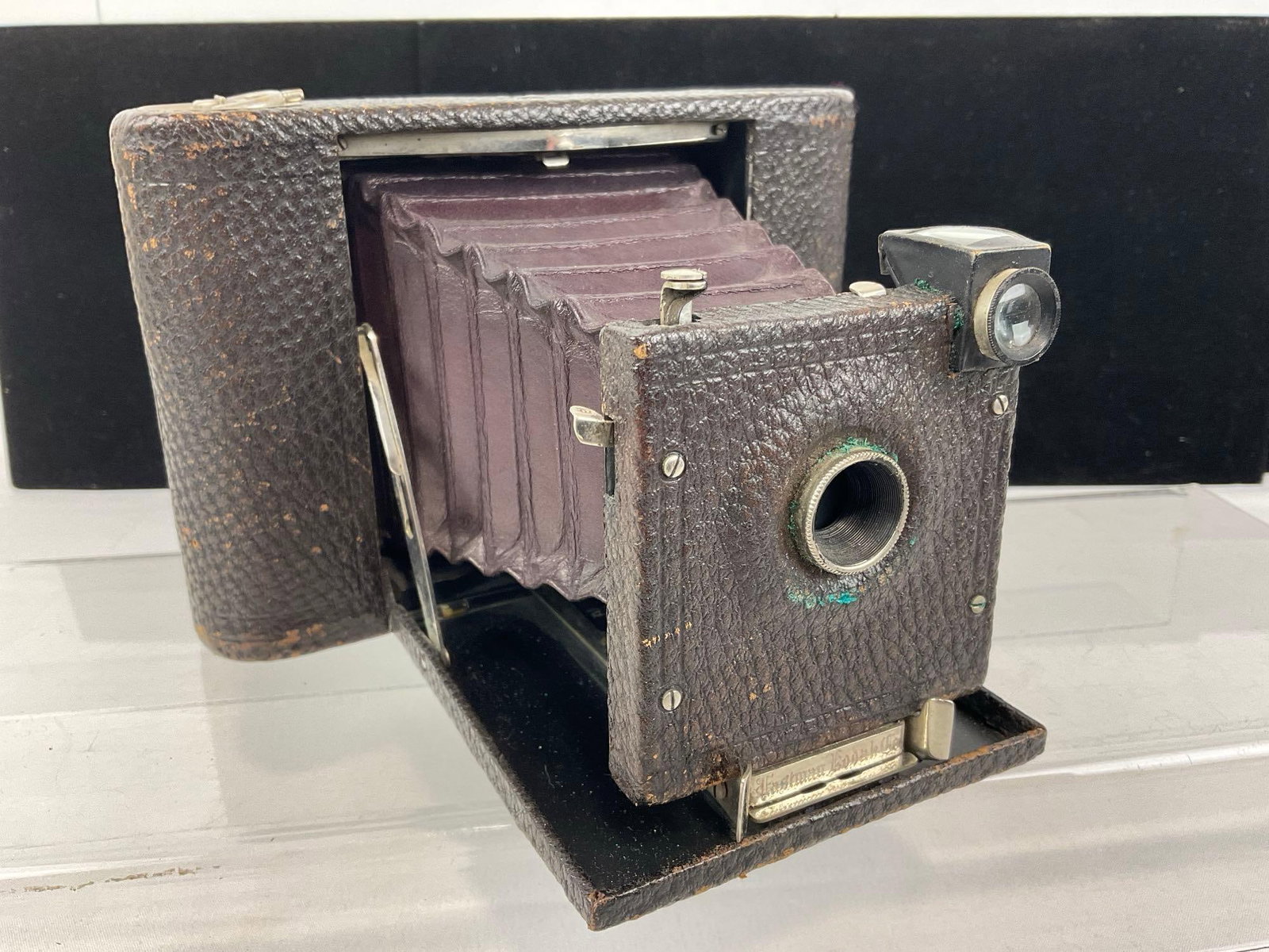 Antique Eastman Kodak No. 3A Folding Hawkeye Model 3 & No. Folding Pocket Cameras - 7