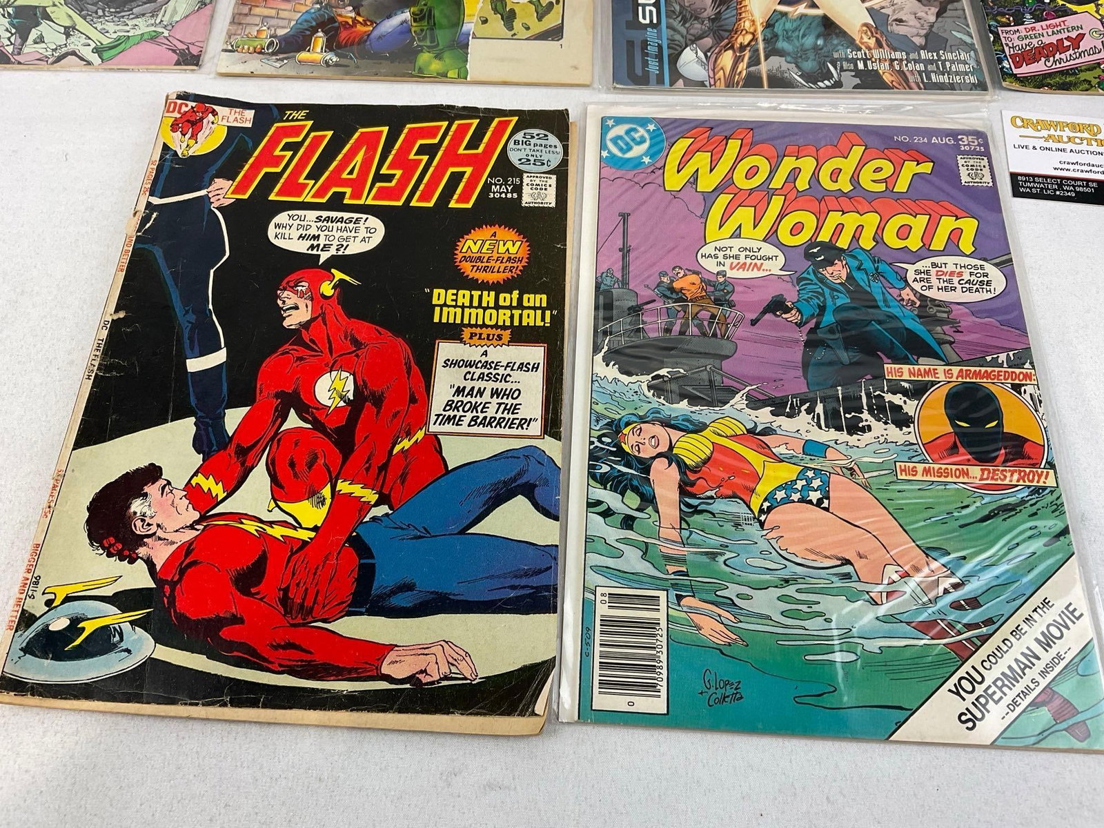 10 DC Comics, Flash, Batman, Wonder Woman, Justice League, Catwoman, Judge Dredd, Green Lantern - 2