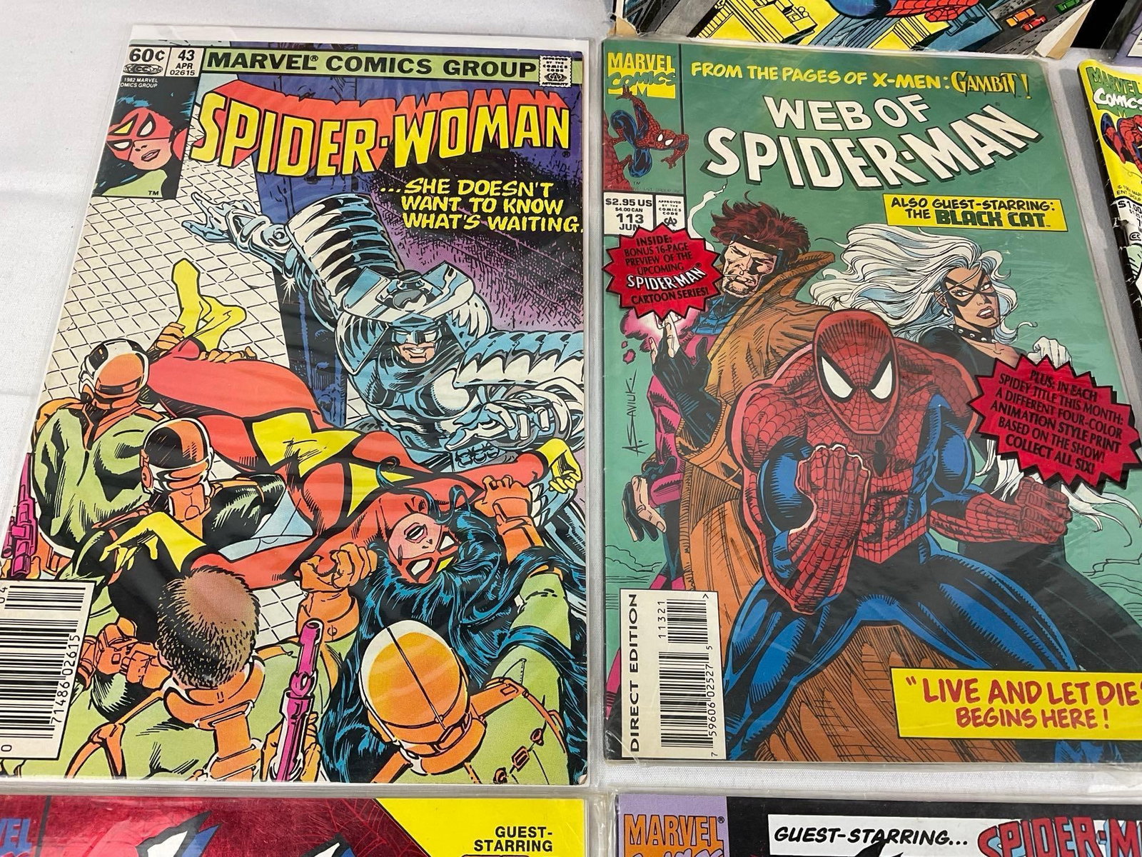 12 Marvel Comics, Spider-Man, Spider-Woman, & Venom, issues in desc - 4