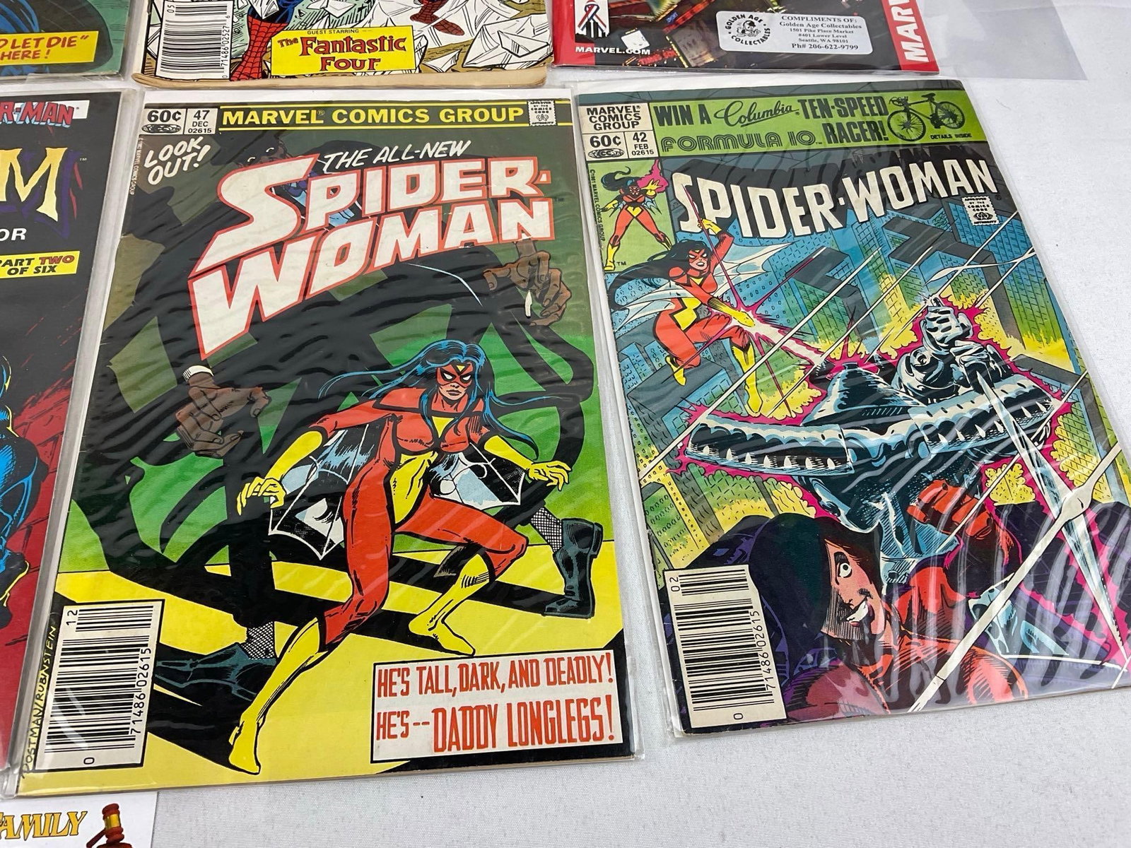 12 Marvel Comics, Spider-Man, Spider-Woman, & Venom, issues in desc - 7