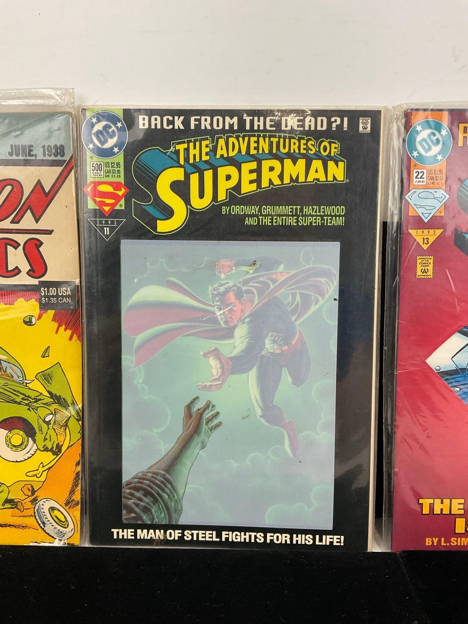 17 DC Comics, Superman in various runs, incl. Funeral For A Friend, The Man of Steel, Adventures of - 10