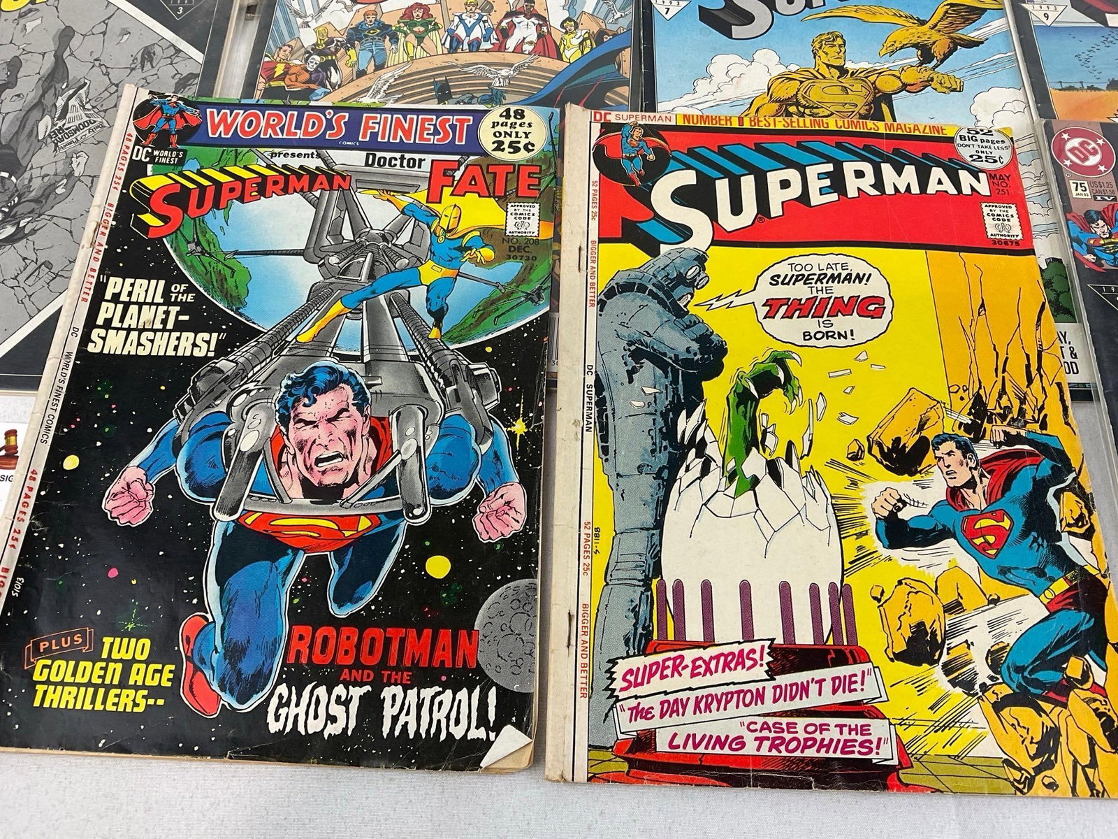 17 DC Comics, Superman in various runs, incl. Funeral For A Friend, The Man of Steel, Adventures of - 3