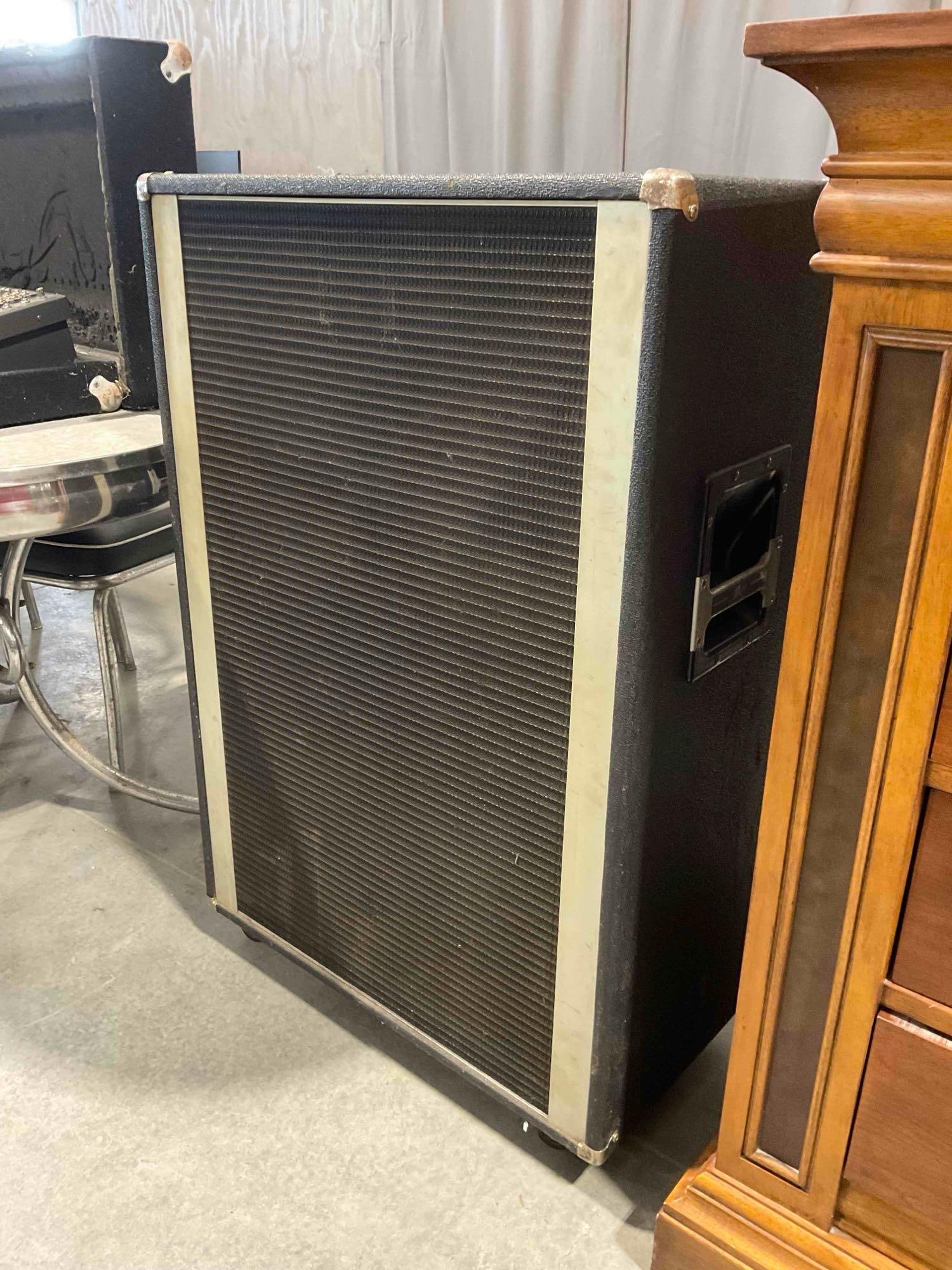 Vintage Peavey Full Stack Speaker Cabinet. Measures 28" x 15" x 43" Tested, Works. See pics. - 3