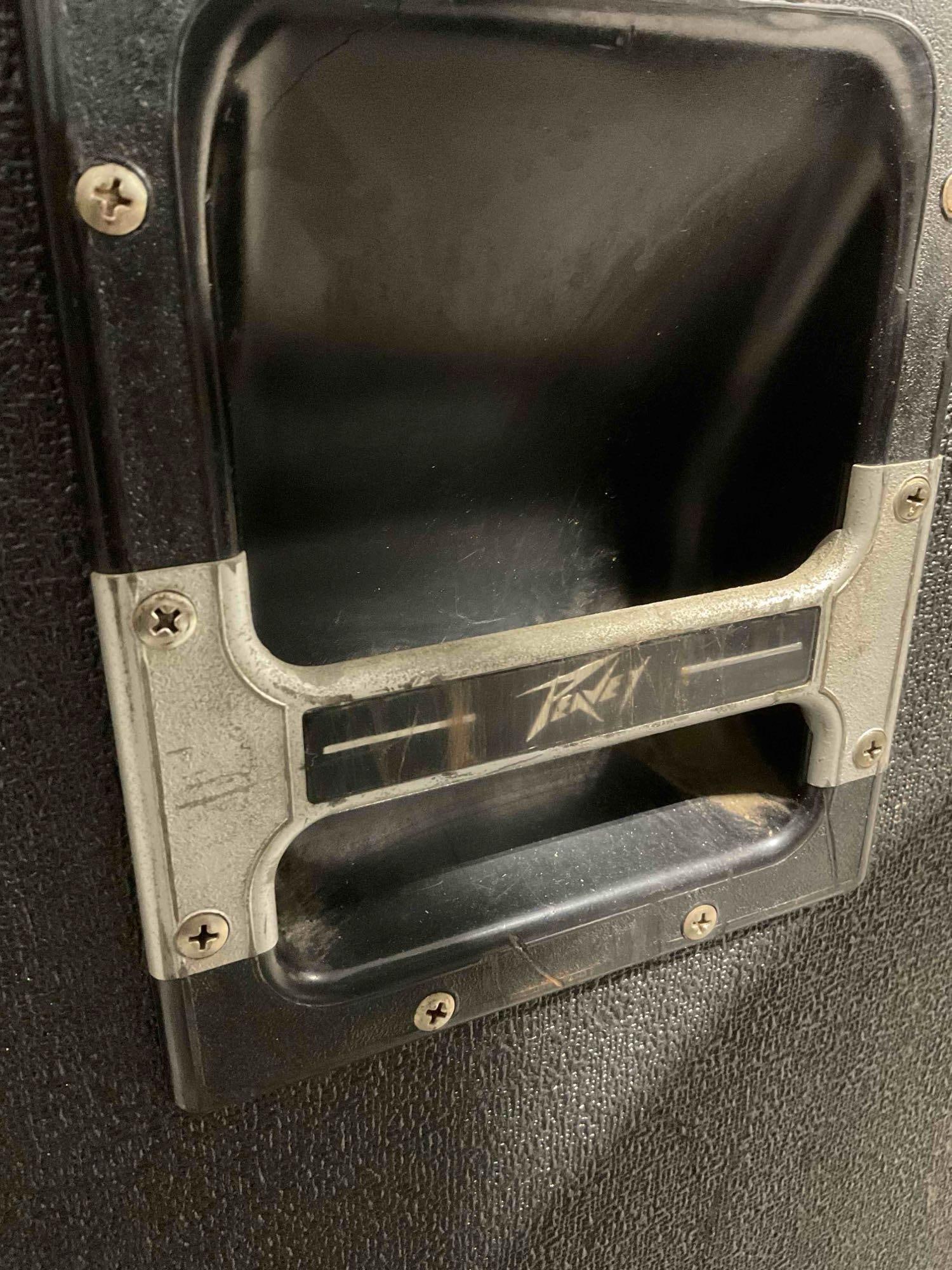 Vintage Peavey Full Stack Speaker Cabinet. Measures 28" x 15" x 43" Tested, Works. See pics. - 5