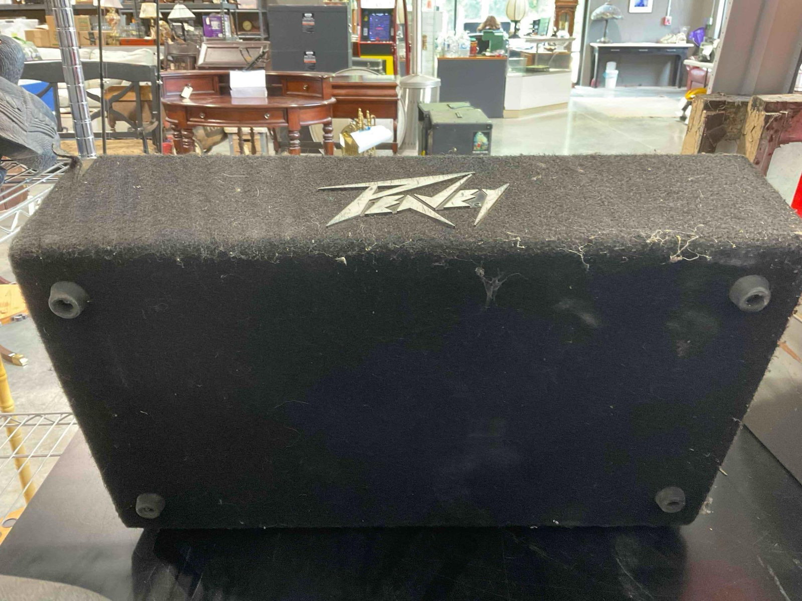 Vintage Peavey 1545ti Passive Floor Monitor Speaker Cabinet. Tested, Works. Fair Condition. - 2
