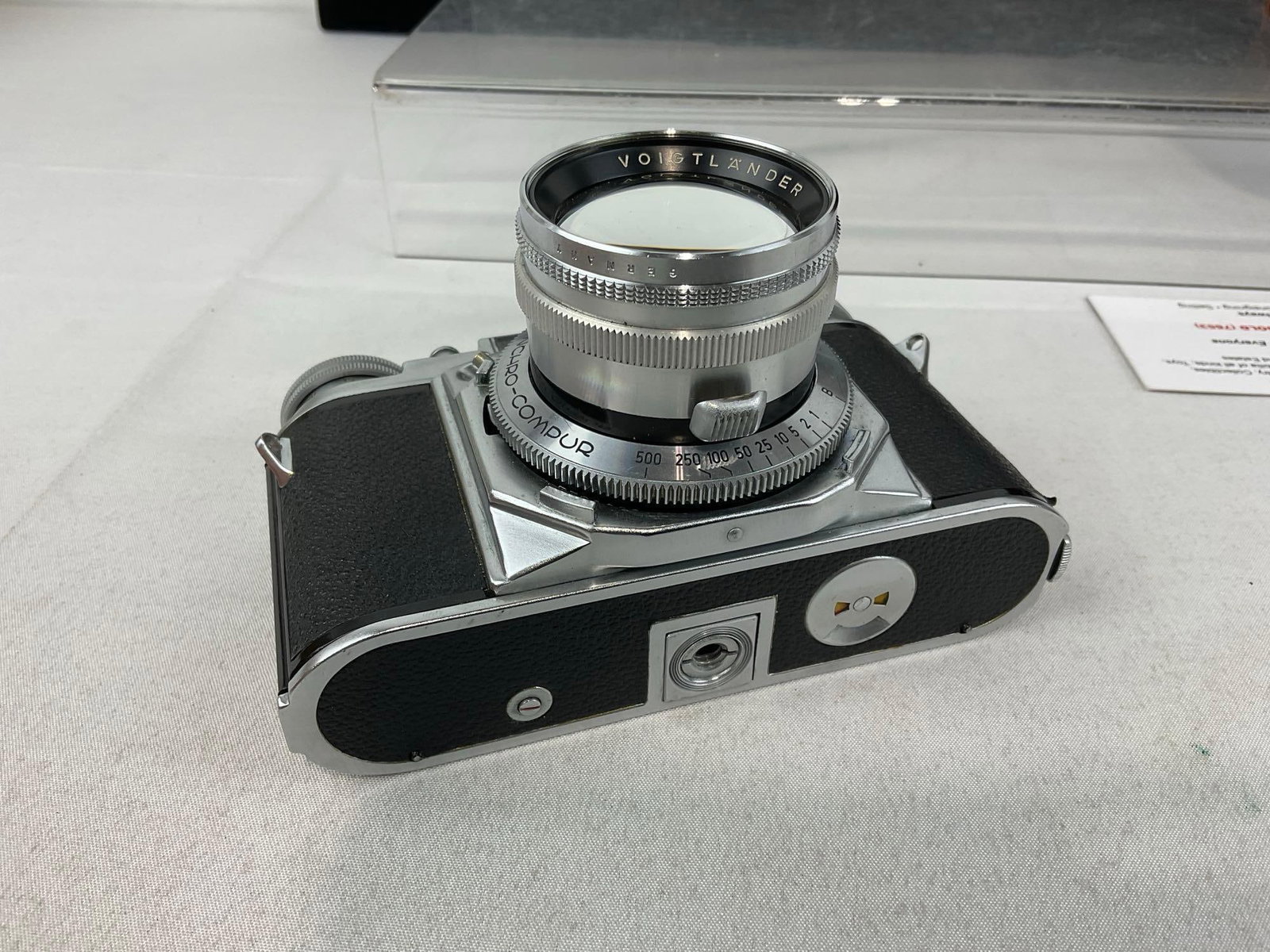 Voigtlander Prominent 35mm Rangefinder Camera w/Voigtlander Nokton 1:1.5/50mm Lens, w/field case - 5