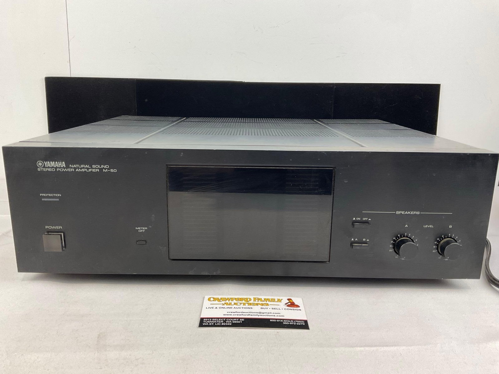 Yamaha Model no M-50 Natural Sound Stereo Power Amplifier (1 of 4)