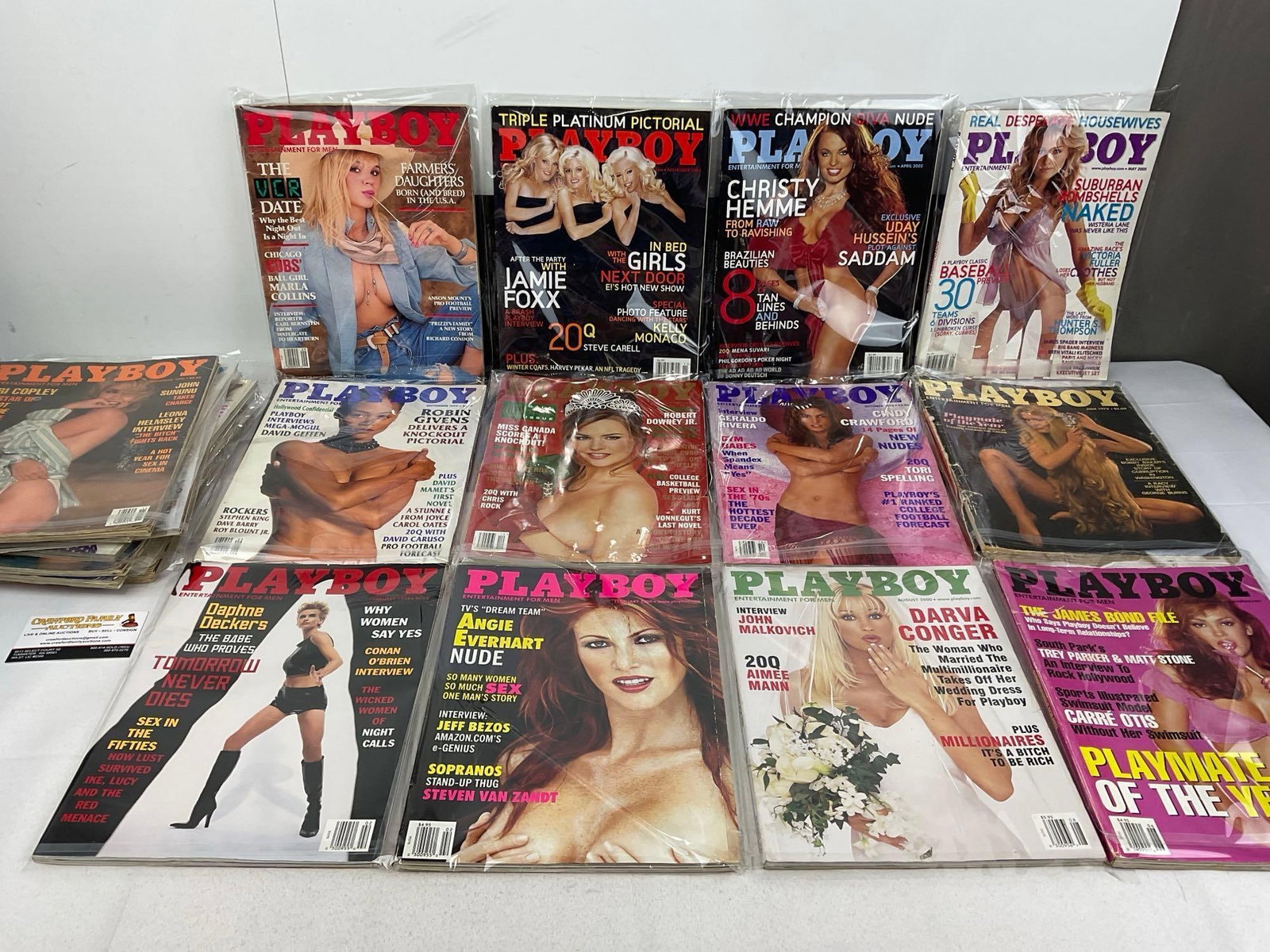 20 Late 90s-Early 2000s Vintage Issues of Playboy Magazine (1 of 6)