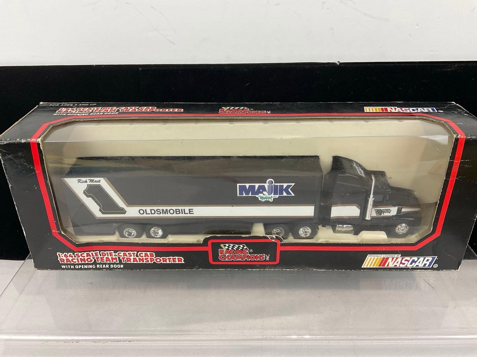Pennzoil Jerry Eckman 1:24 Scale Pro Stock Car, 2 Tractor Trailers pieces, Majik & Dr. Pepper - 7