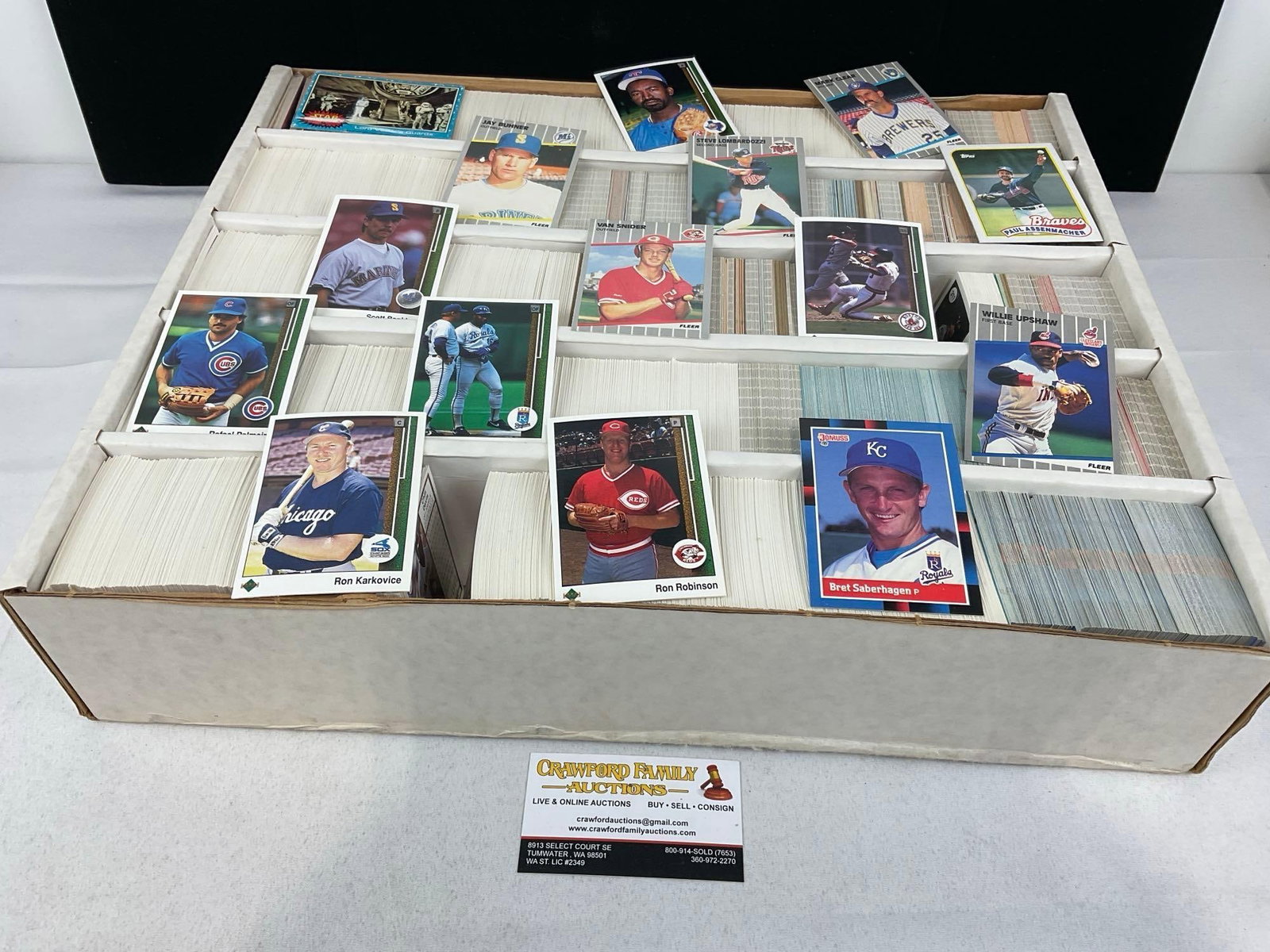 5000+ Box of 90s Sports Cards, Largely Baseball, Donruss, Fleer, Upper Deck, & more - 2