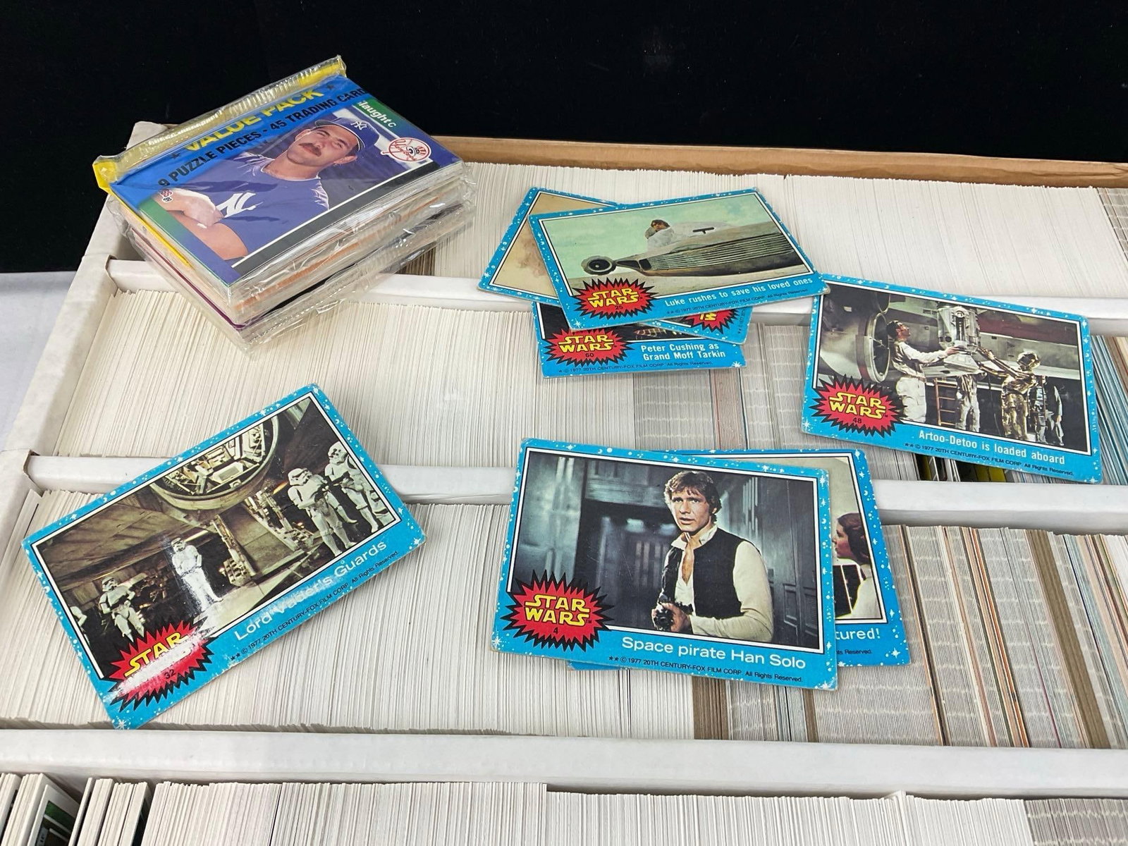 5000+ Box of 90s Sports Cards, Largely Baseball, Donruss, Fleer, Upper Deck, & more - 5