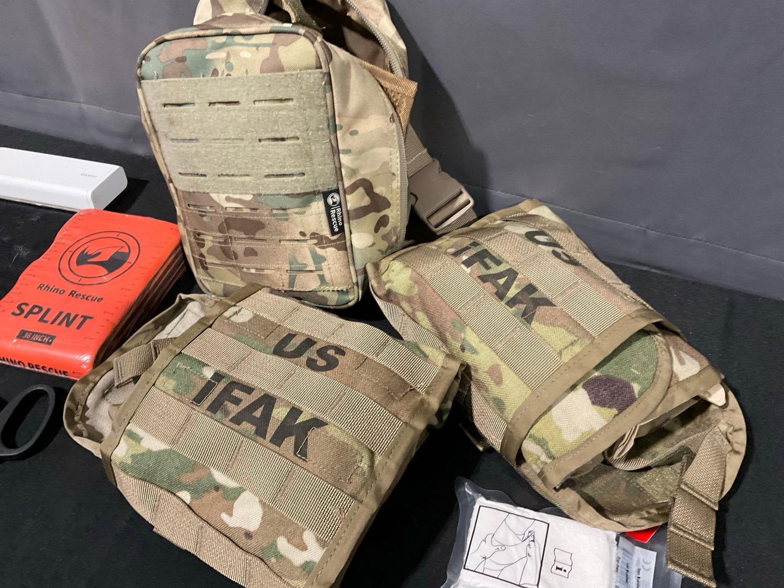 3 US Army Medical Kits, Rhino Rescue Kit, & 2x US Individual First Aid Kits, w/Tourniquets, & more - 2