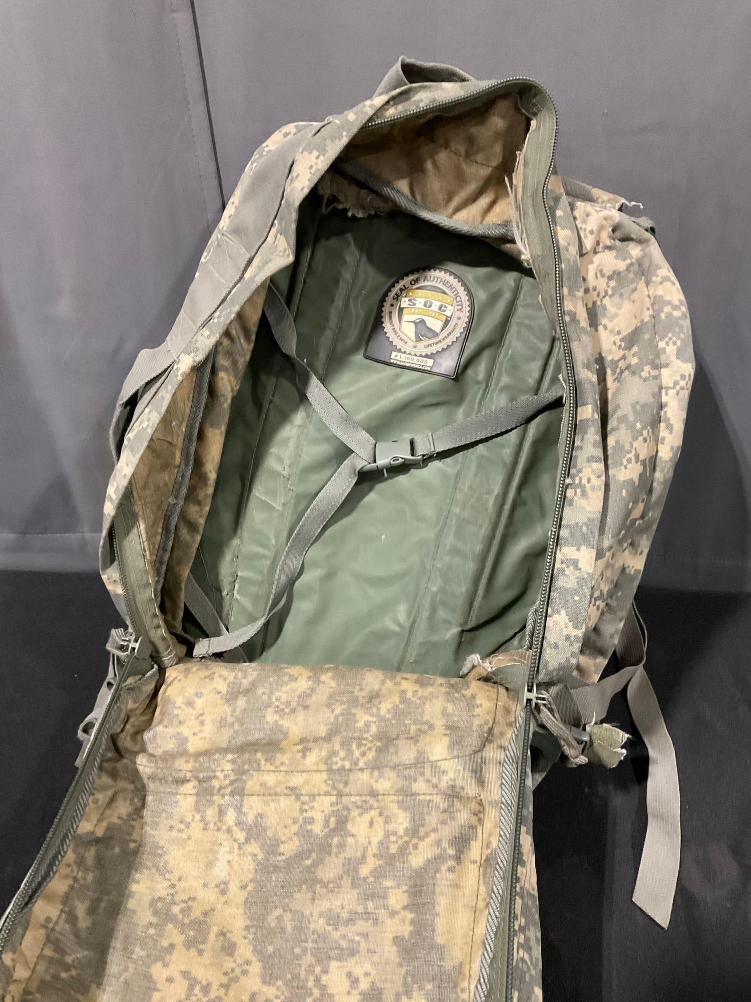 Asst Milsurp, Soc Backpack, Magazine Holsters, Gloves, Knee Pads, Small Field Packs, largely in c... - 12