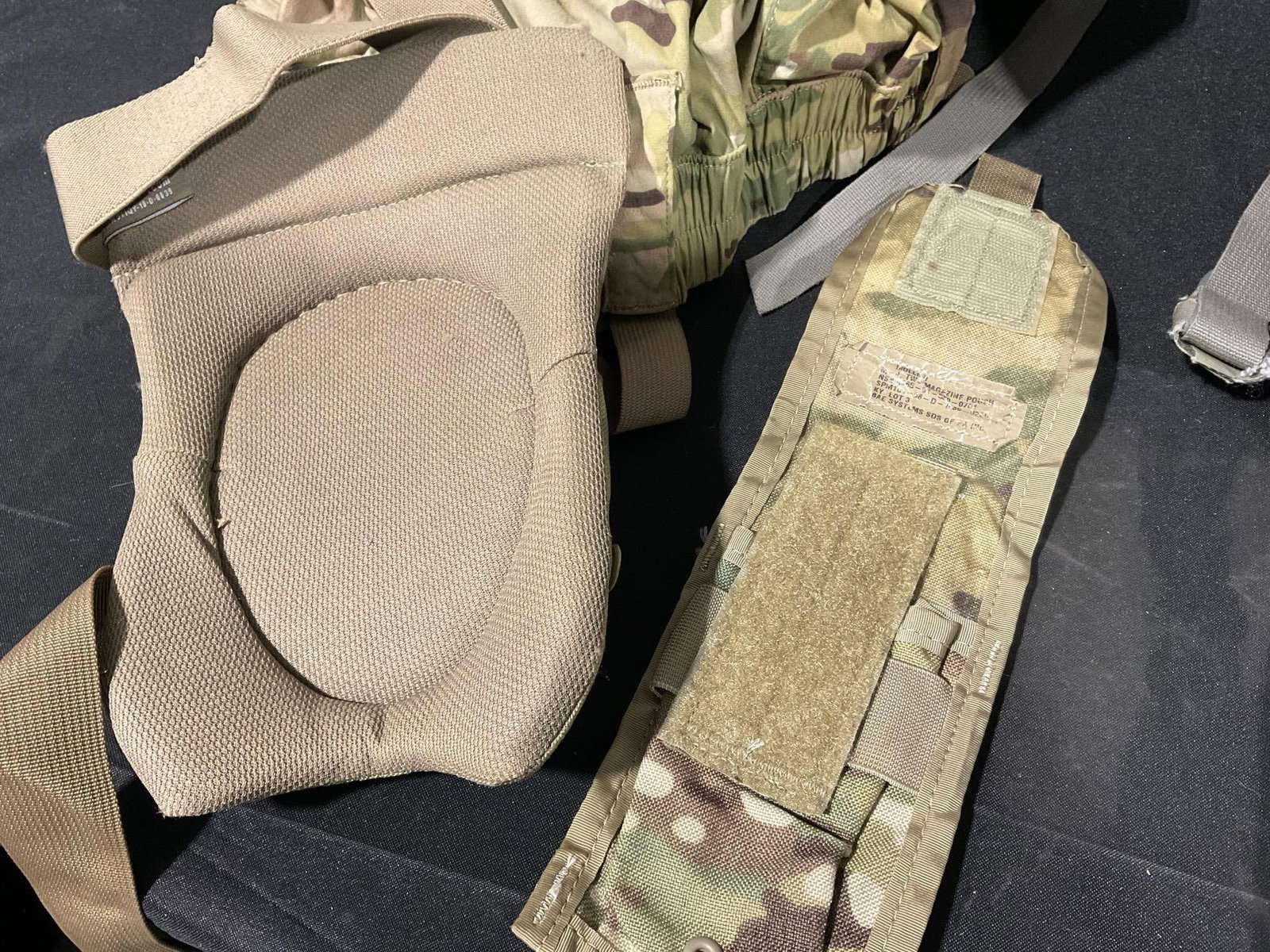 Asst Milsurp, Soc Backpack, Magazine Holsters, Gloves, Knee Pads, Small Field Packs, largely in c... - 7