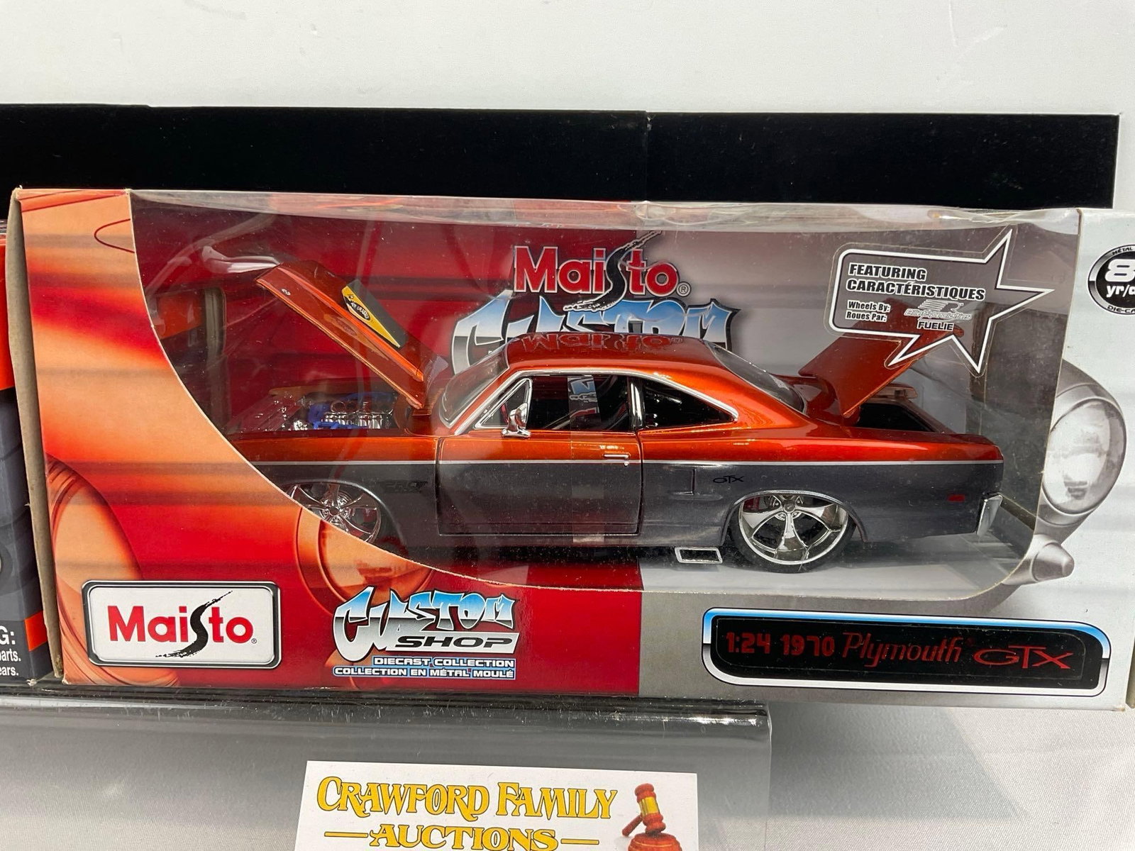 3 Diecast 1:24 Scale Cars, 1965 Burago Ford AC Cobra 427, 70 Ford Mustang Boss 429 & 70 Plymouth ... - 4