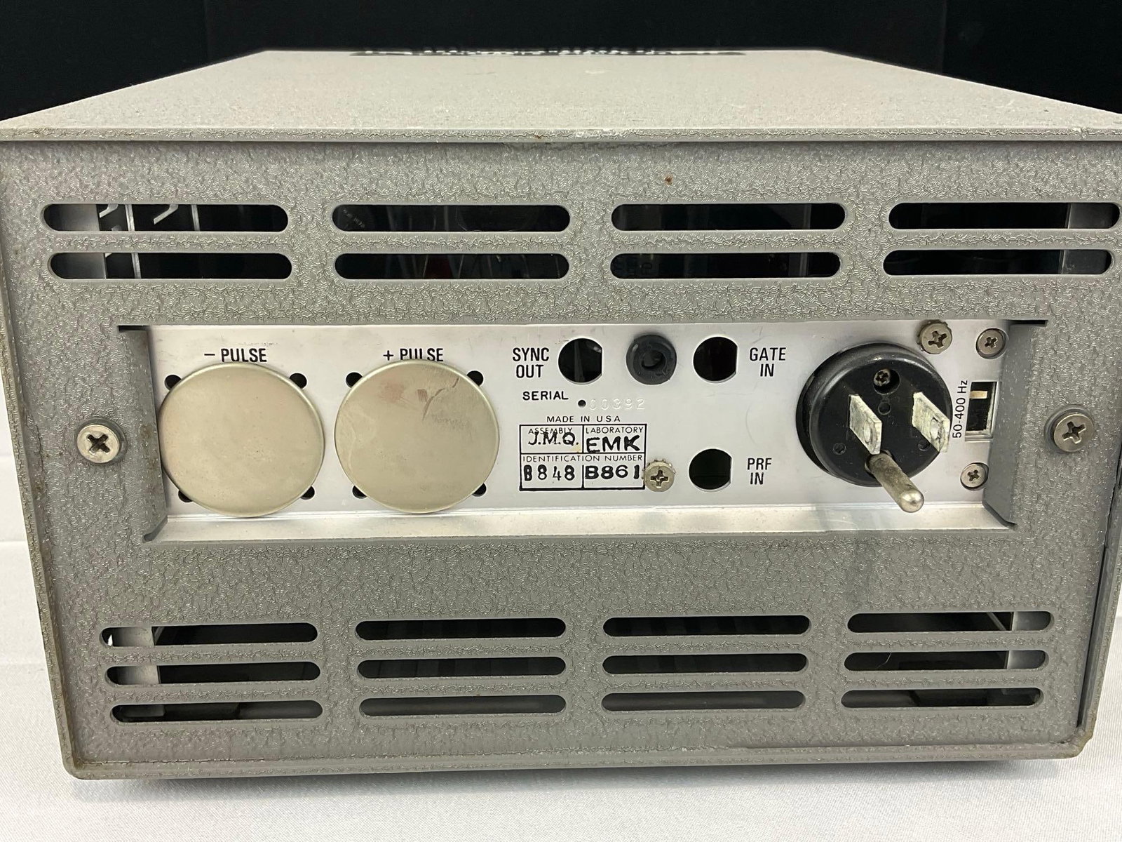 Vintage Late 1960s General Radio 1340 Pulse Generator, 7h x 10w x 13d inches - 4