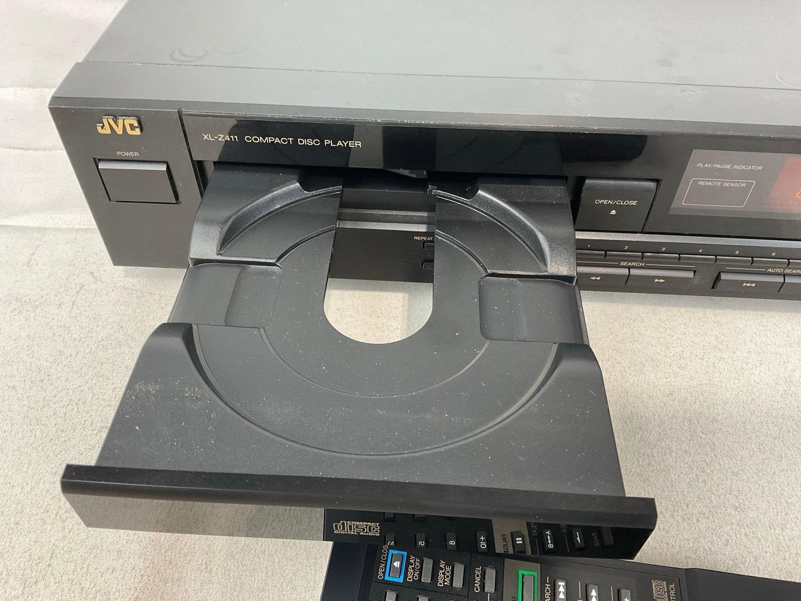 JVC XL-Z411 Compact Disc Player w/ Remote, tested & working - 4