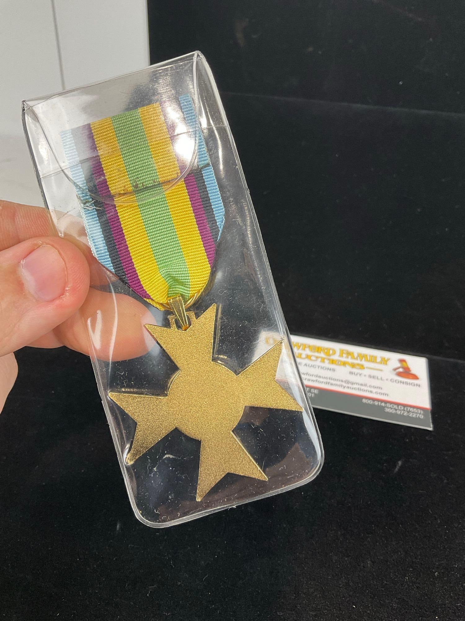 World War II Medal Belgium-Poland Allied Cross, Croix des Allies, for WW2 Veterans - 2