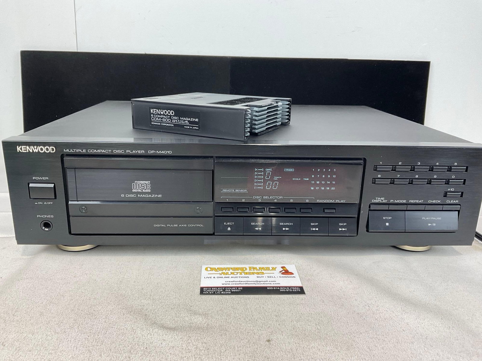 Kenwood Multiple Compact Disc Player Dp-M4010 w/CDM-600 (1 of 4)