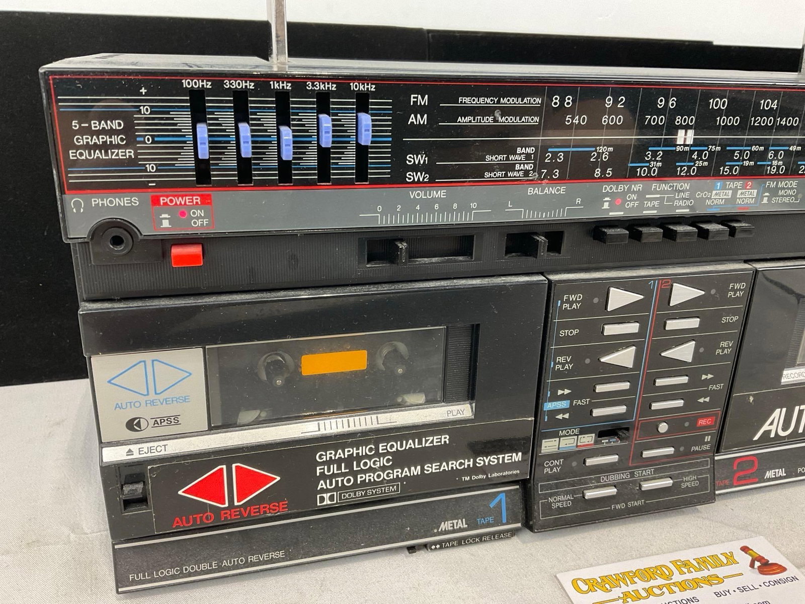 Sharp QT95bk Portable Hi-Fi Component System, 8h x 16w x 7d inches - 2