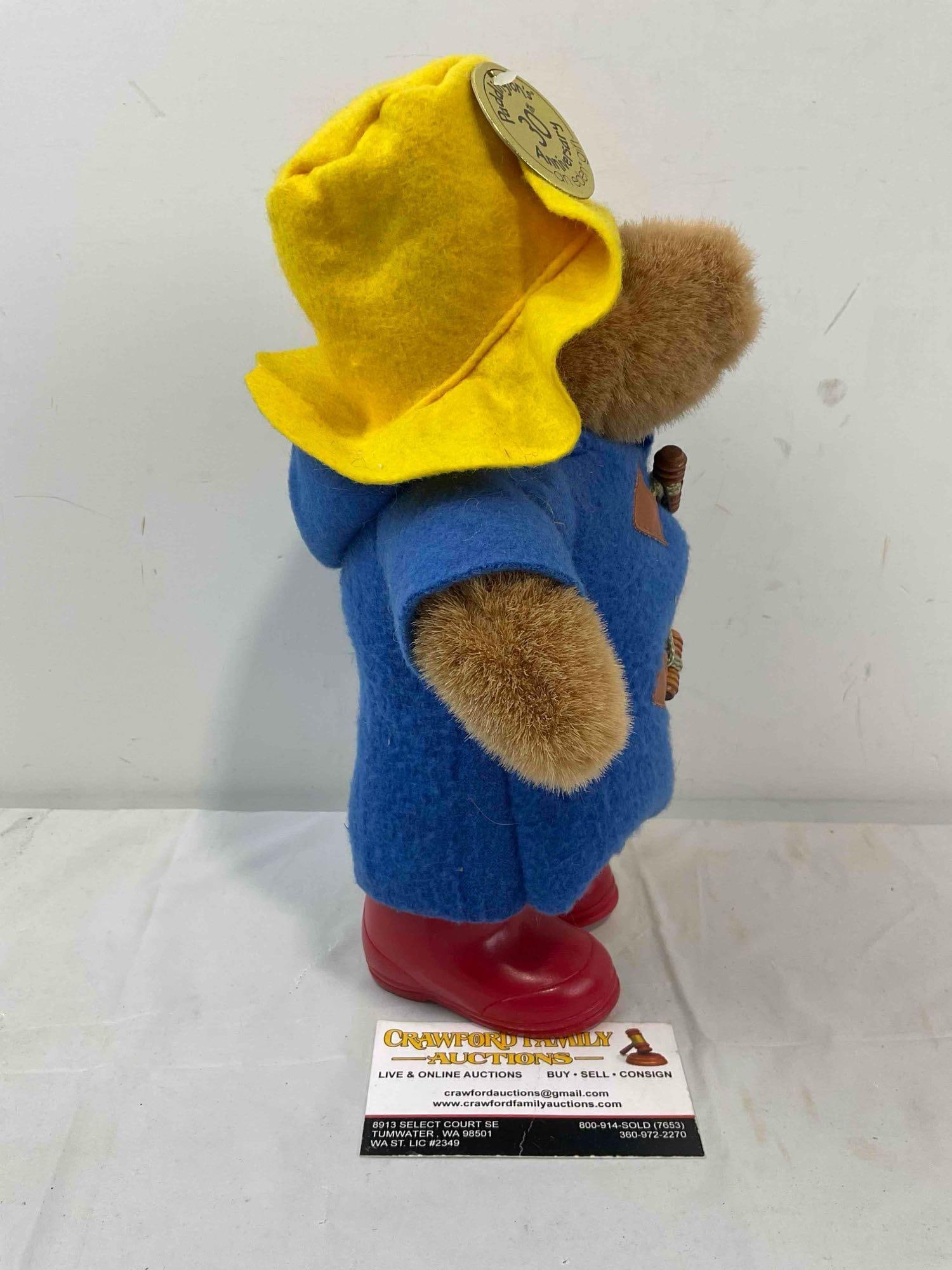 Vintage Eden Toys 30th Anniversary Paddington Bear Stuffed Toy Doll w/ Original Tag. See pics. - 2