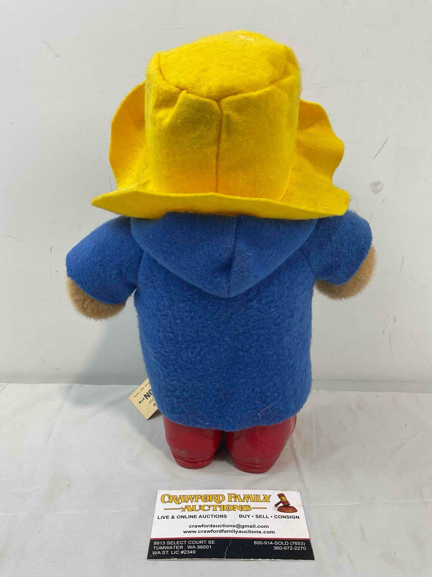 Vintage Eden Toys 30th Anniversary Paddington Bear Stuffed Toy Doll w/ Original Tag. See pics. - 3