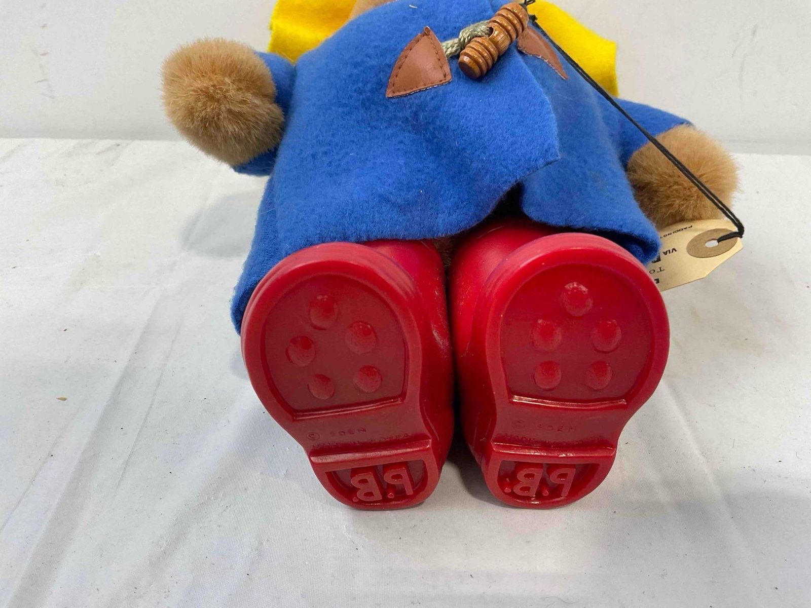 Vintage Eden Toys 30th Anniversary Paddington Bear Stuffed Toy Doll w/ Original Tag. See pics. - 4