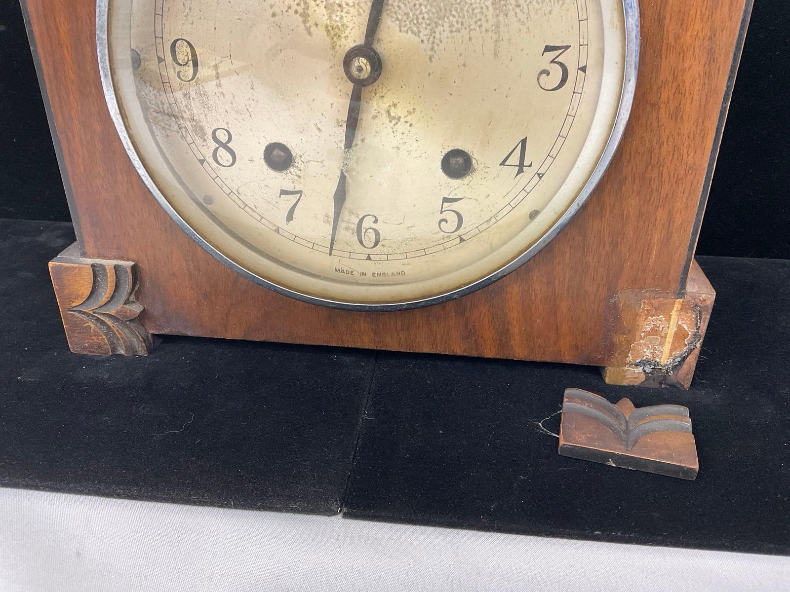Early 20th Century English James Walker Mantel Clock, Time Strike, 10h x 10w x 6d inches - 3