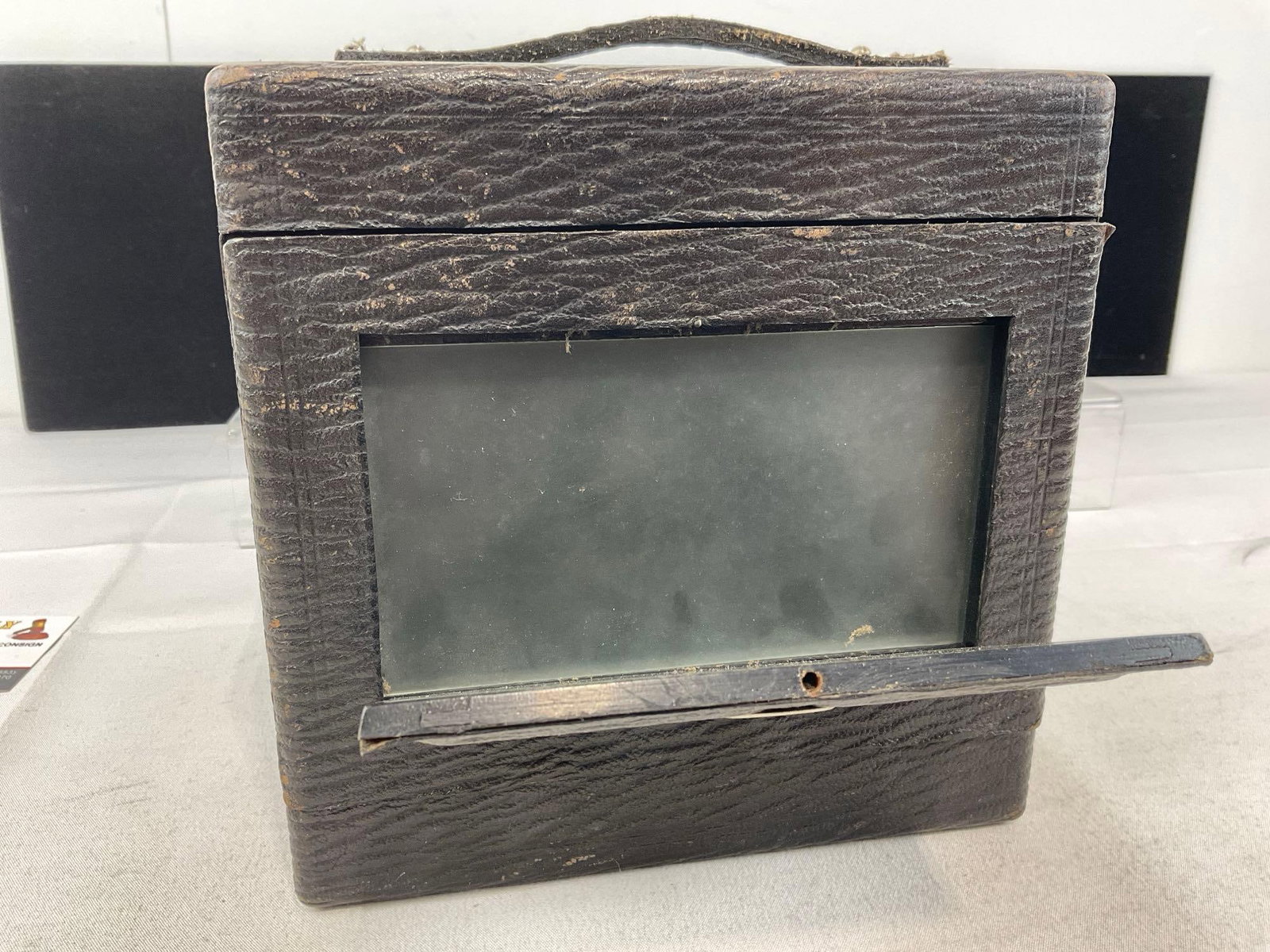 Antique Seneca no.3 Folding Camera, Sheet Film/Glass Plate, w/Regno Shutter, Leather case - 7