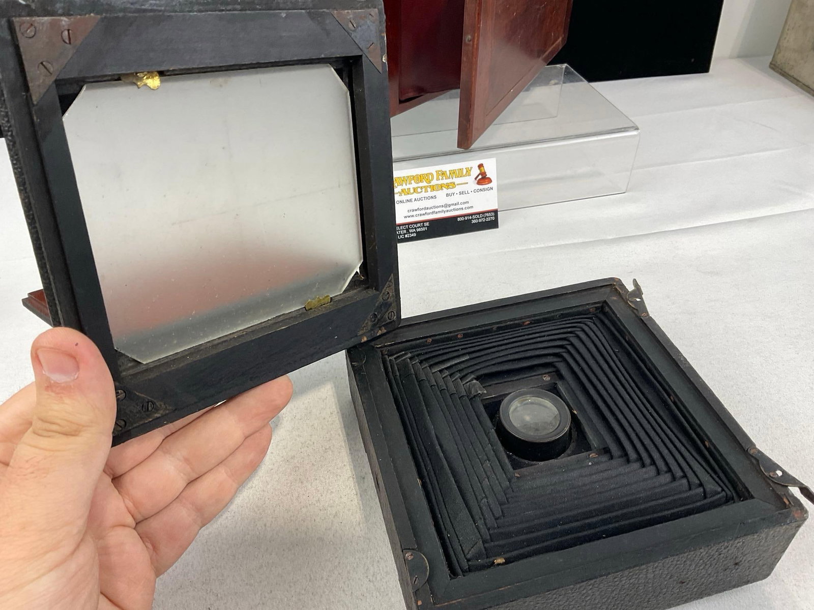 Antique Turn of the Century Rochester Optical Company Kodak Pony Premo no.2 Folding plate Camera - 6
