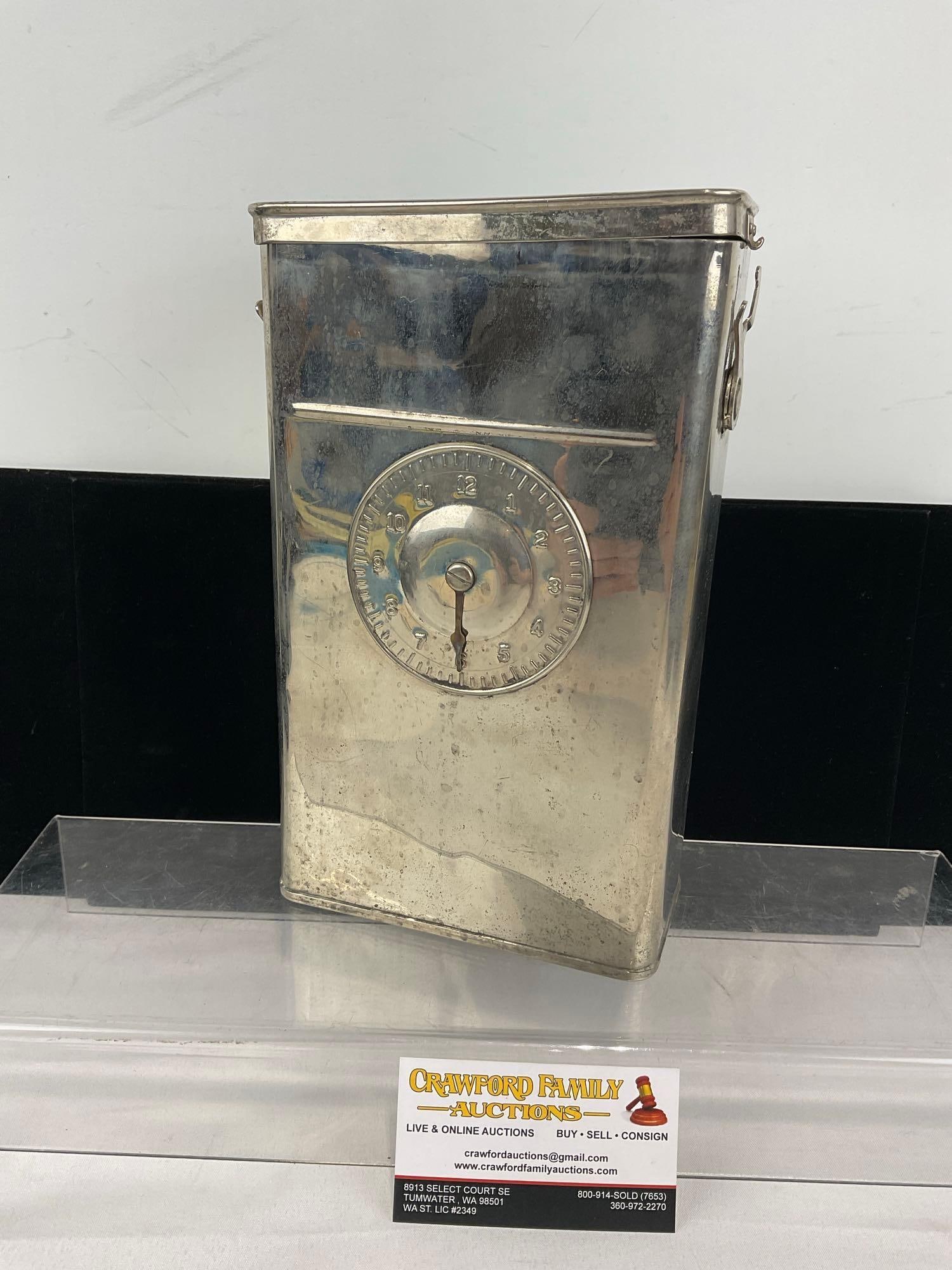 Eastman Kodak Plate Flat Tank Box, Developing box, Silver tone metal, 10h x 7w x 4d inches (1 of 5)